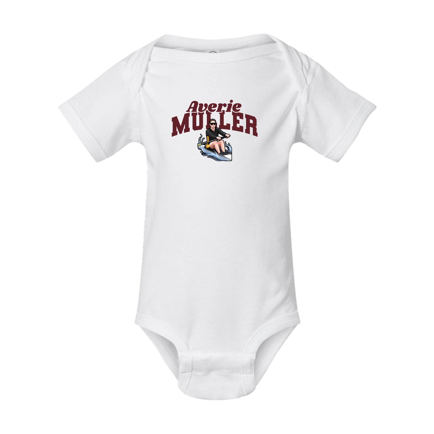 Baby Onesie — Signature Arch in White