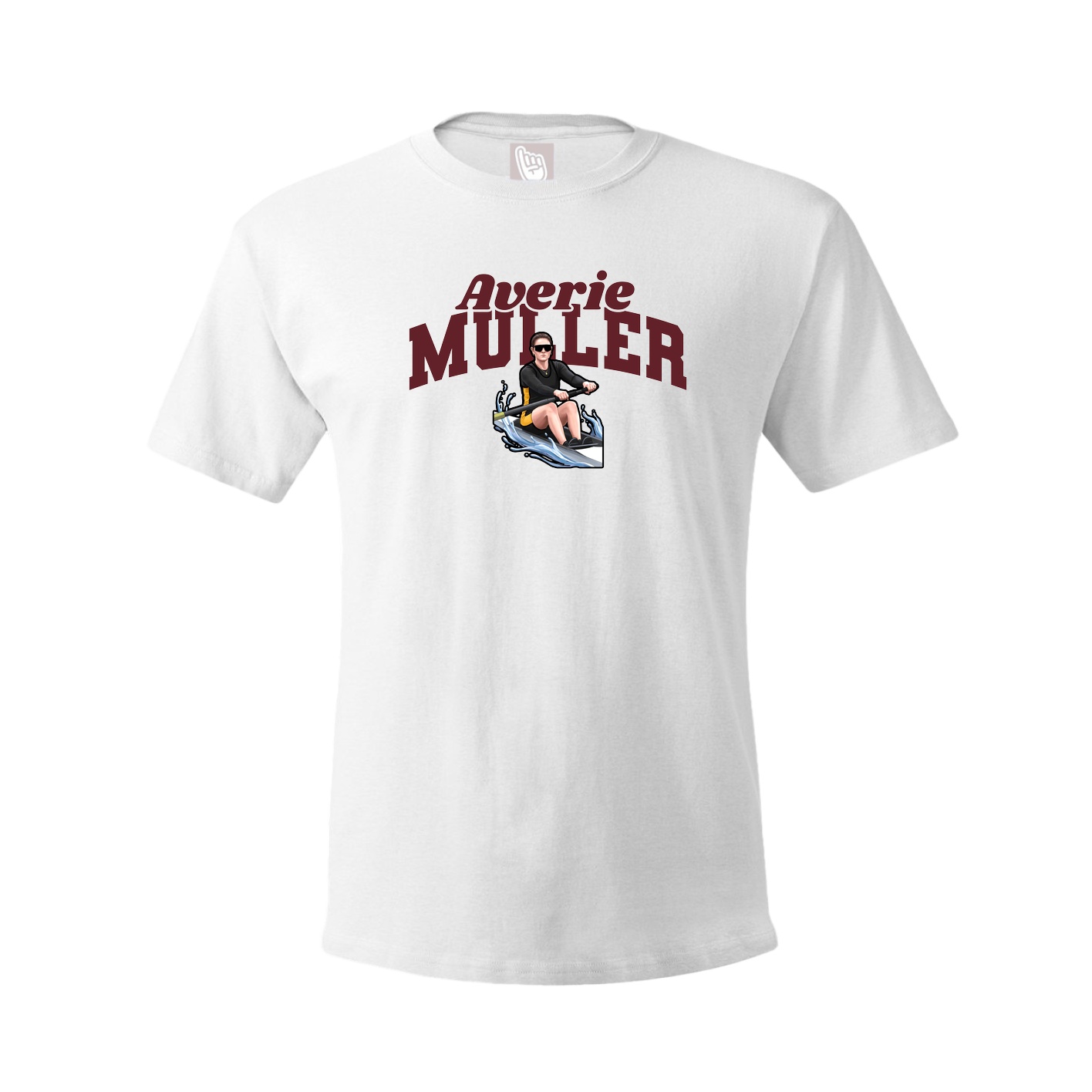 Youth Tee — Signature Arch in White