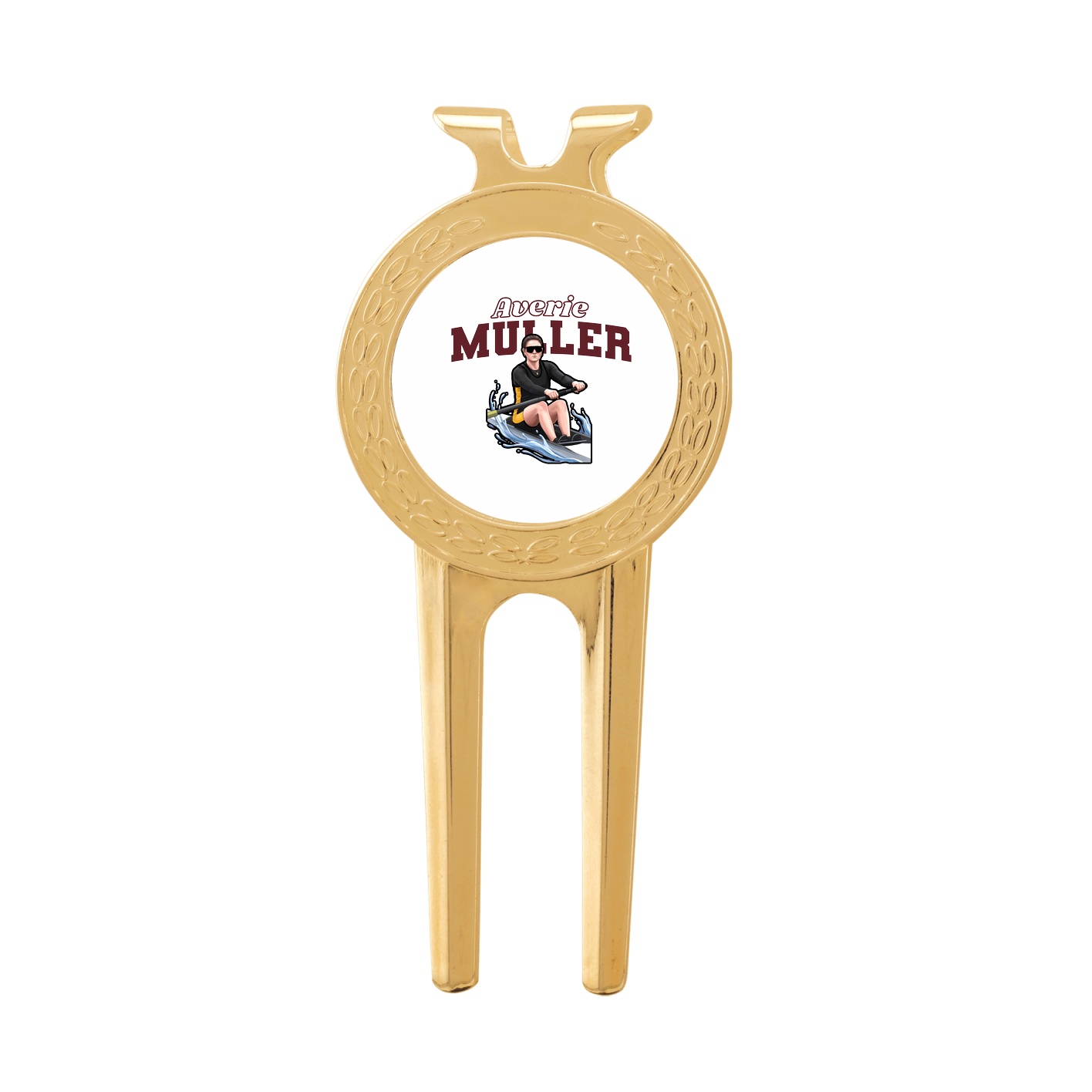 Divot Tool with Ball Marker — Name Arch in Classic