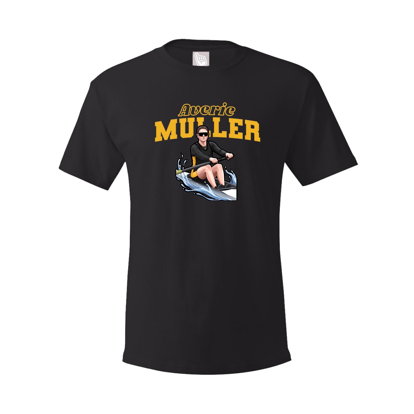 Youth Tee — Name Arch in Black