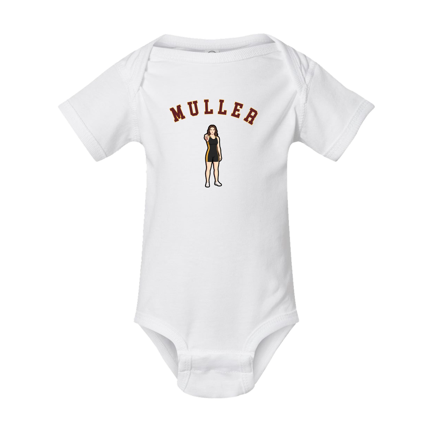 Baby Onesie — Shirsey Arch in White