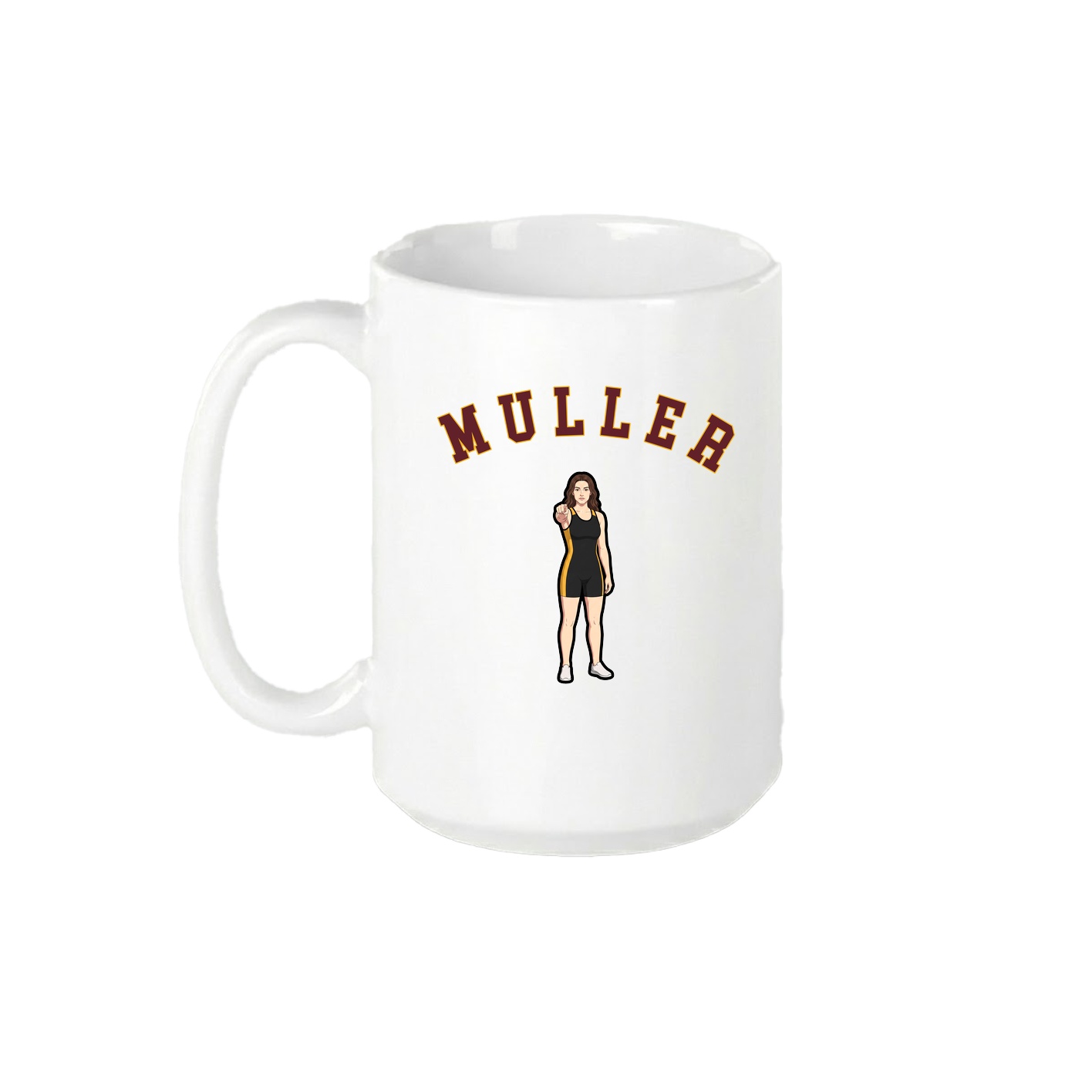 15oz Coffee Mug — Shirsey Arch in White