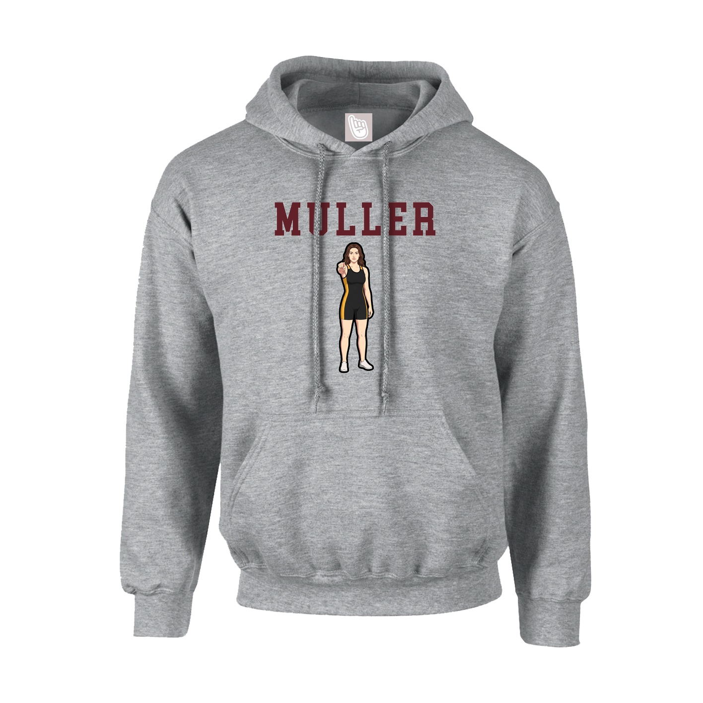 Hoodie — Shirsey in Grey
