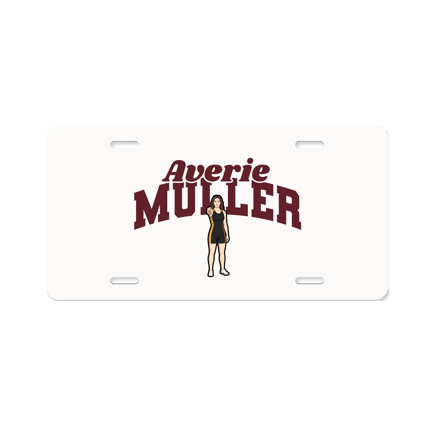 License Plate — Signature Arch in Classic