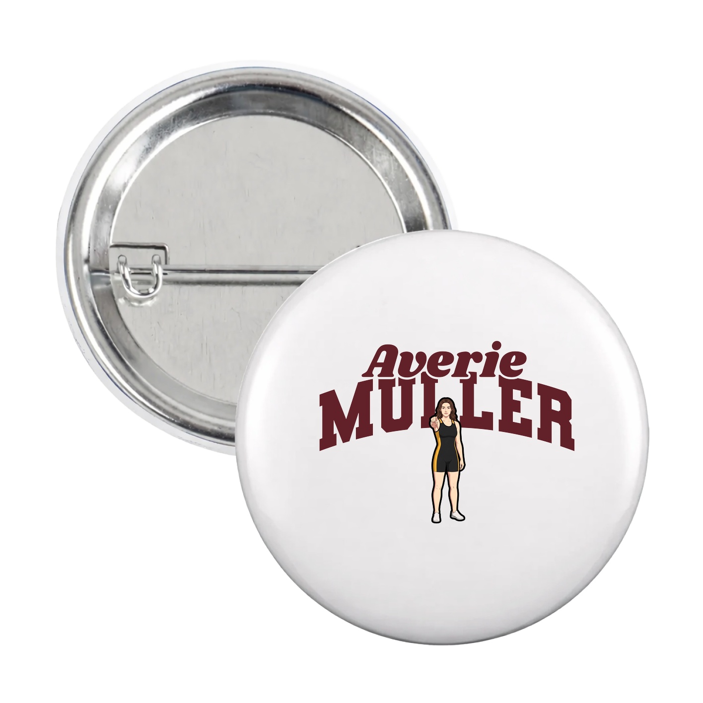 Game Day Button — Signature Arch in White