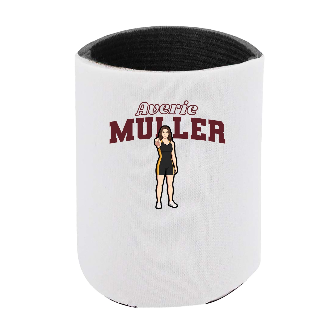 Can Holder — Name Arch in White