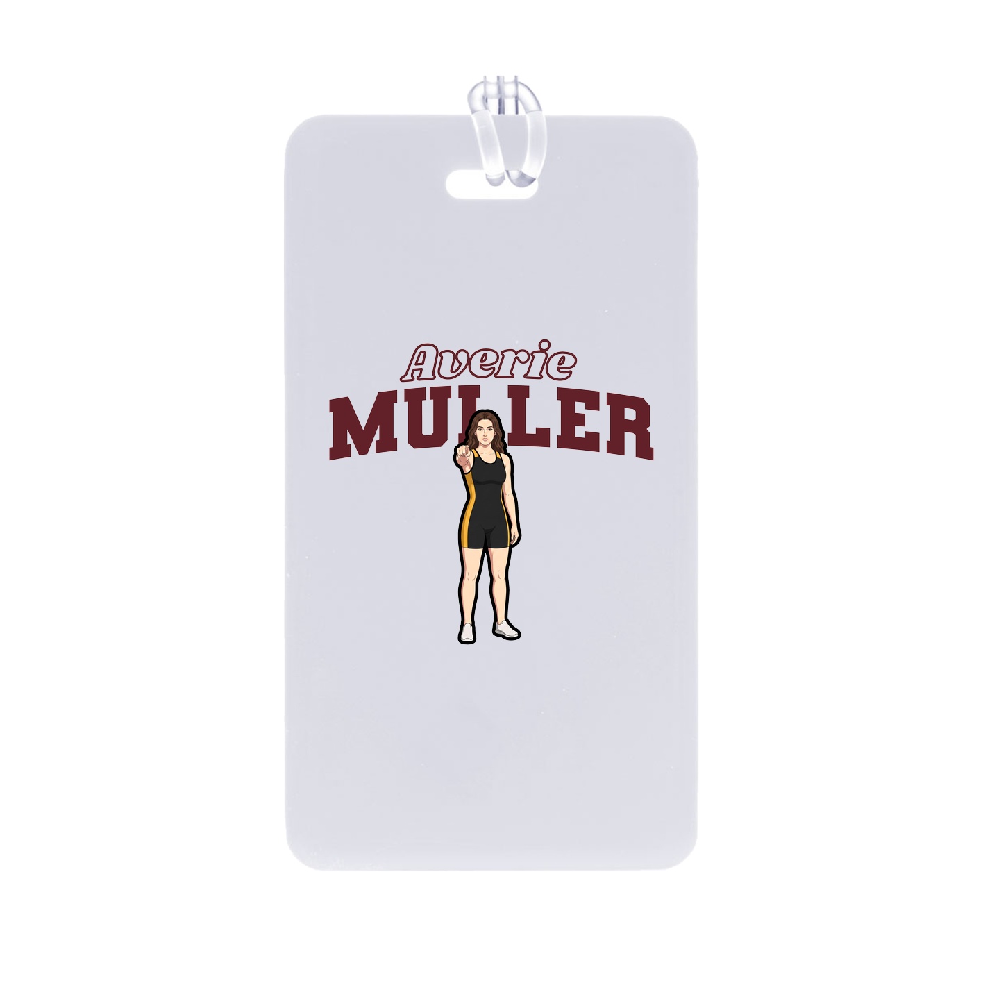 Bag Tag — Name Arch in Classic