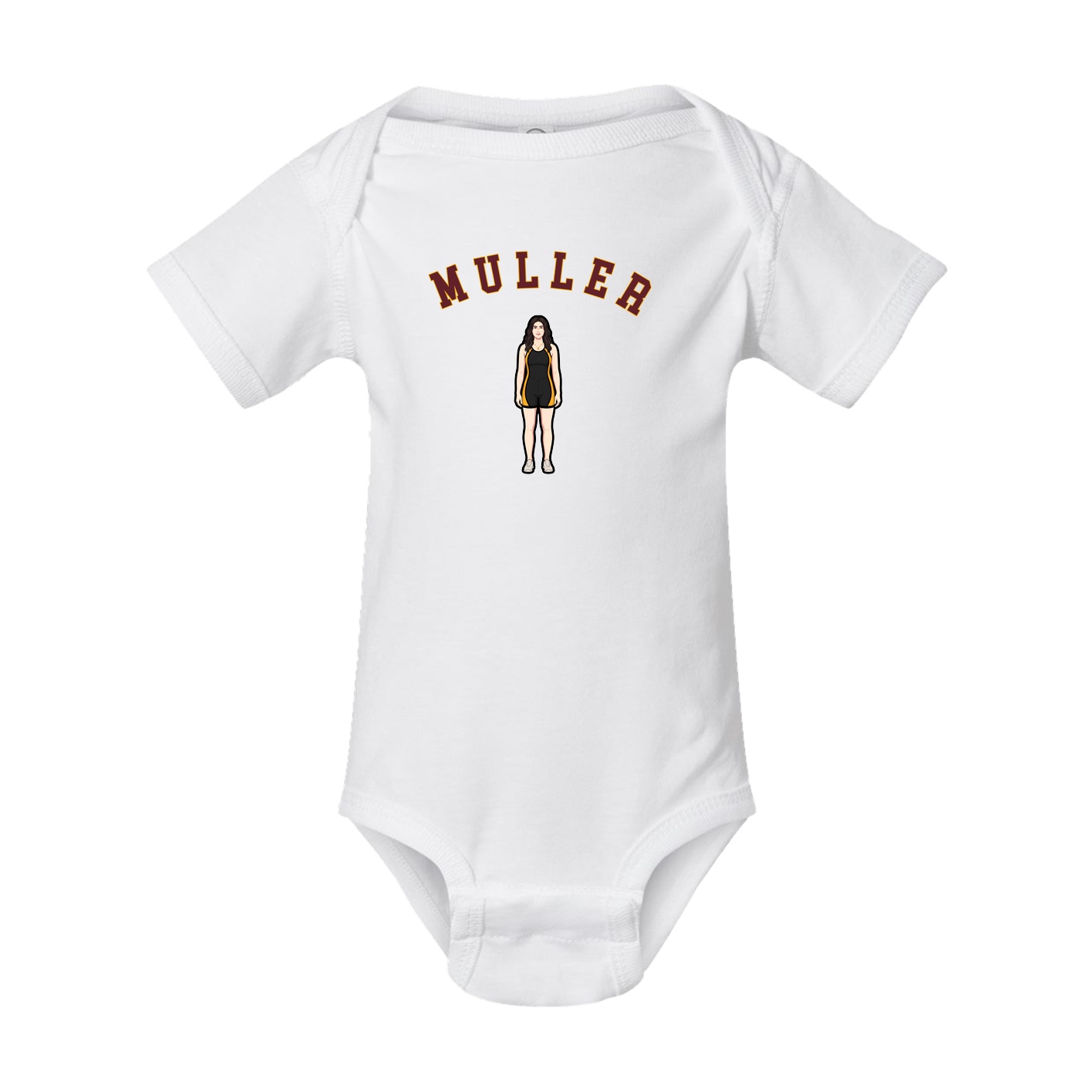 Baby Onesie — Shirsey Arch in White
