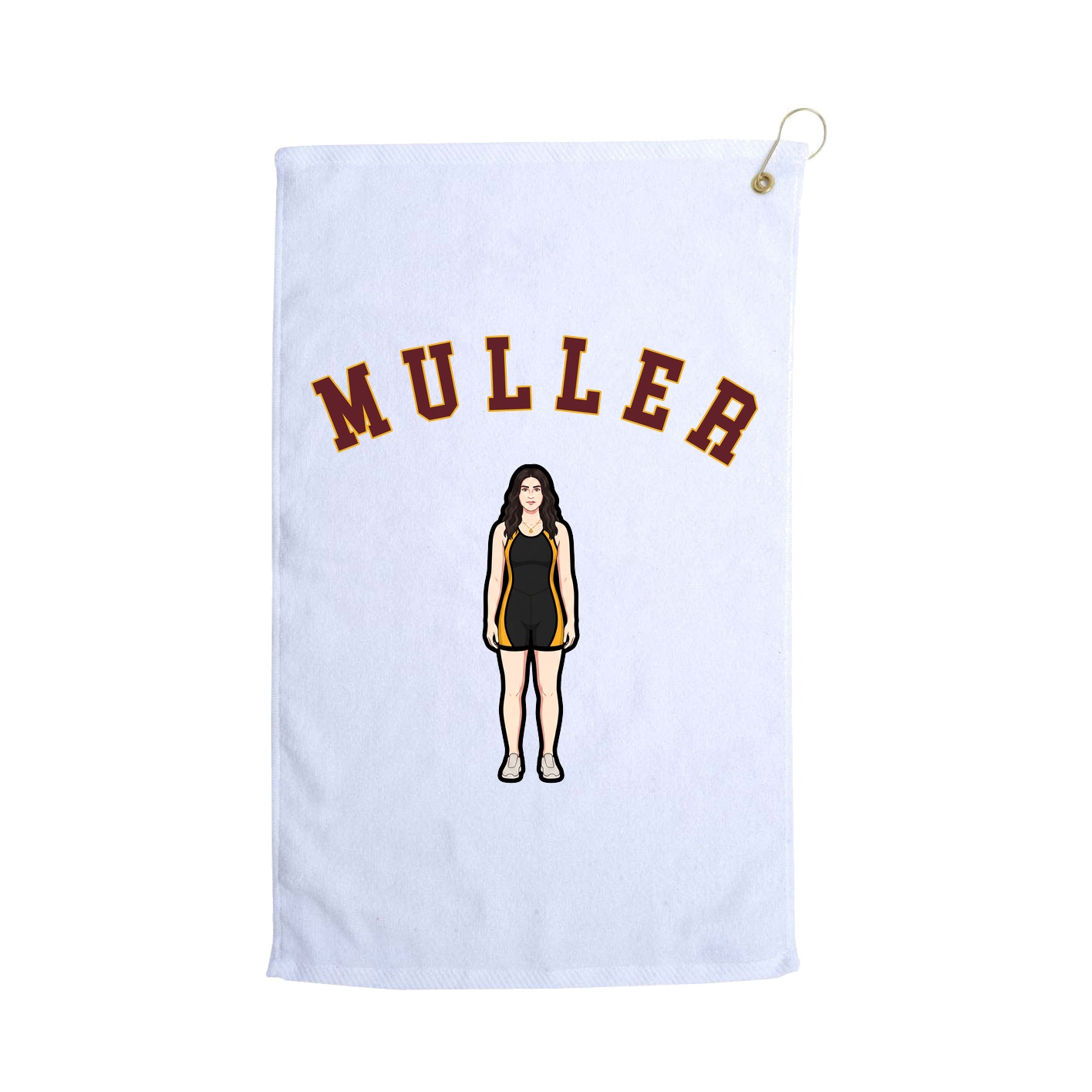 Golf Towel — Shirsey Arch in White
