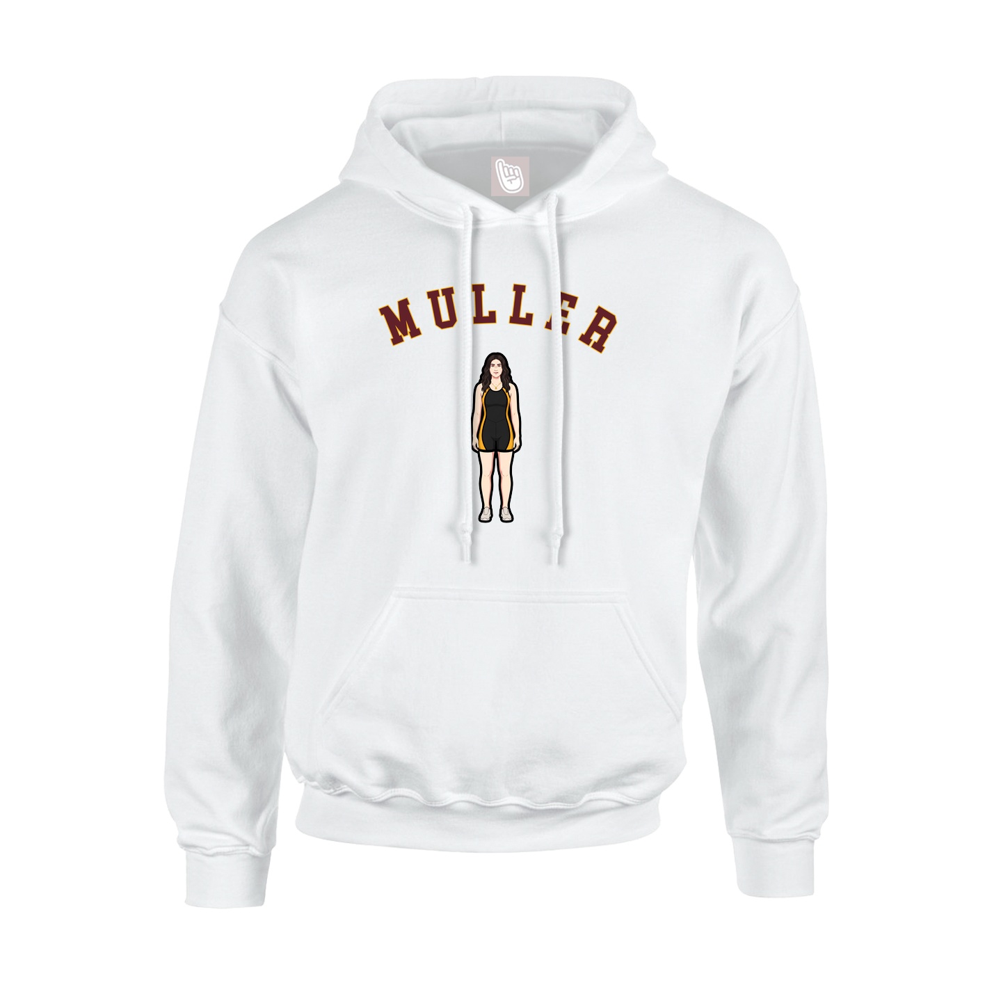 Hoodie — Shirsey Arch in White