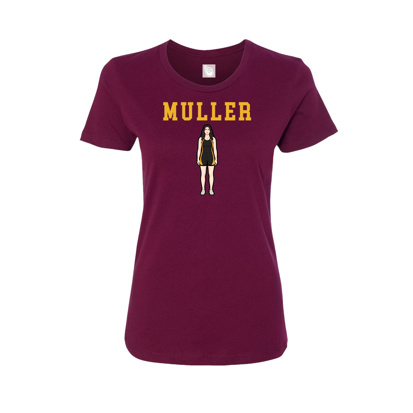 Womens Tee — Shirsey in Maroon