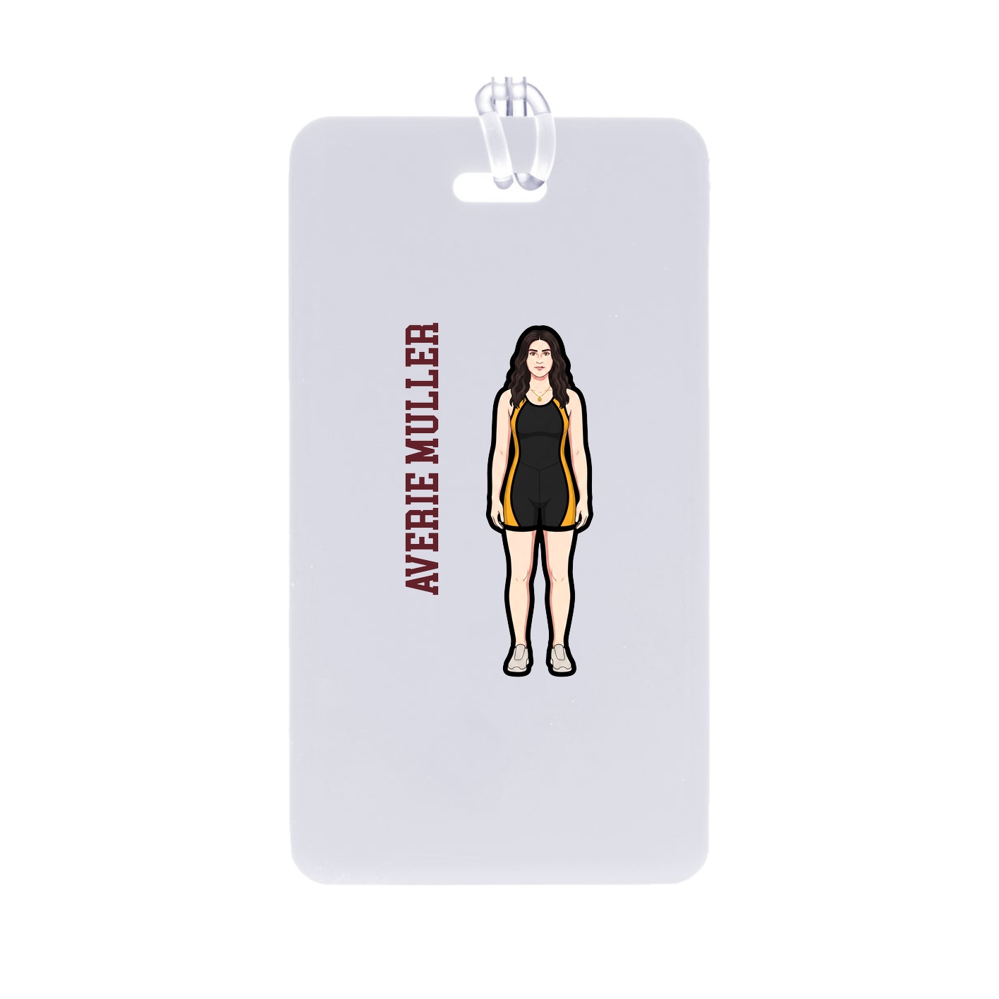 Bag Tag — Name Vertical in Classic