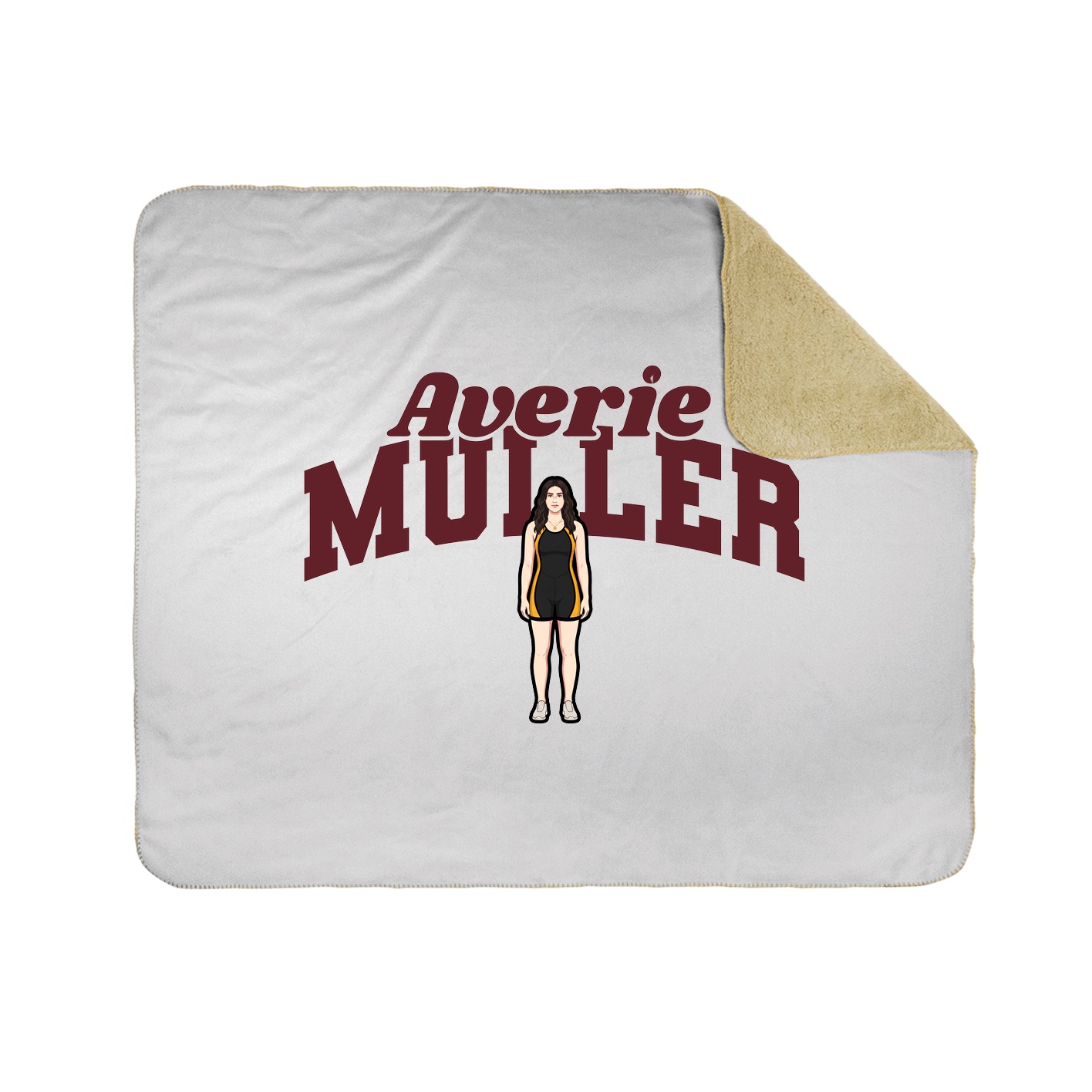 Throw Blanket — Signature Arch in White