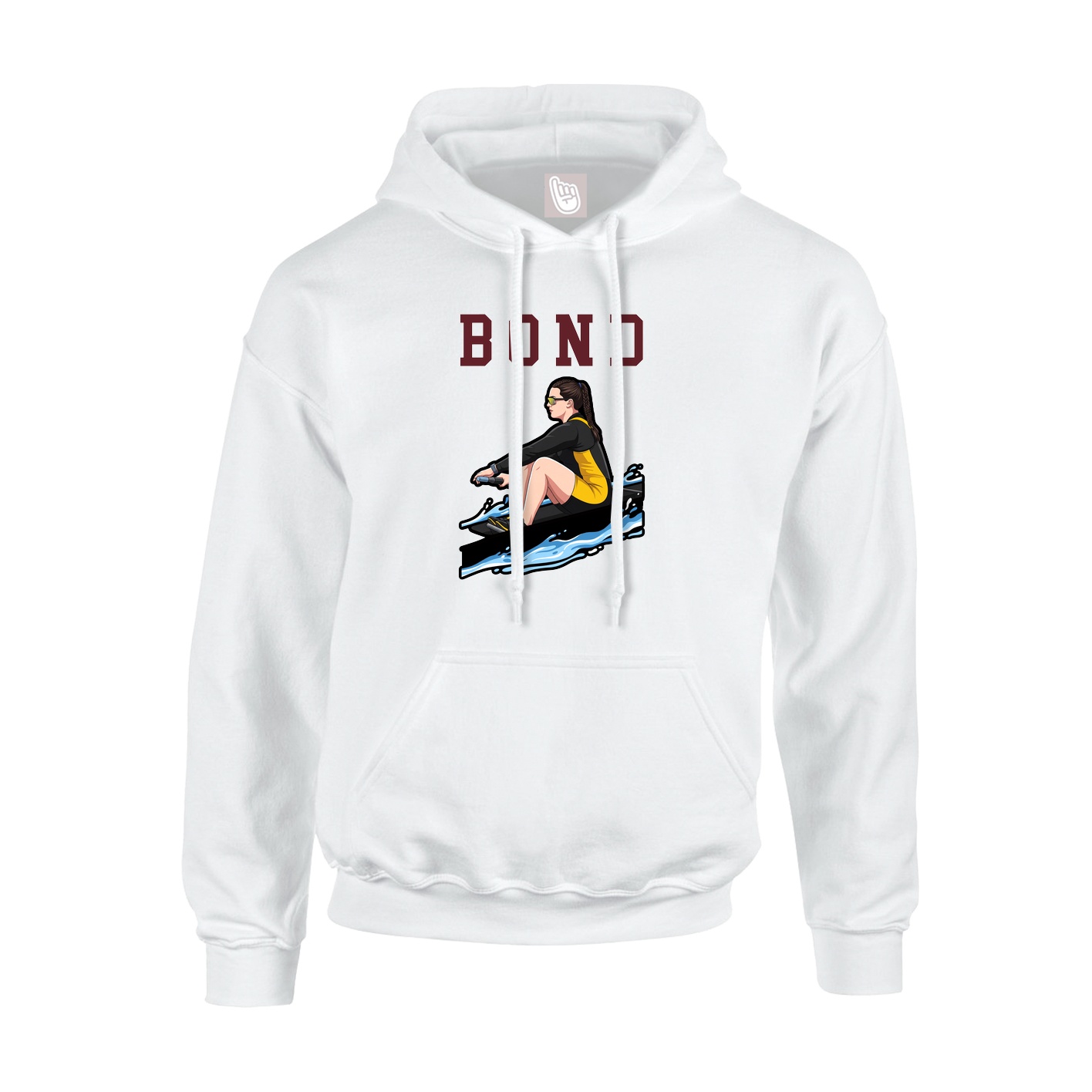 Youth Hoodie — Shirsey in White