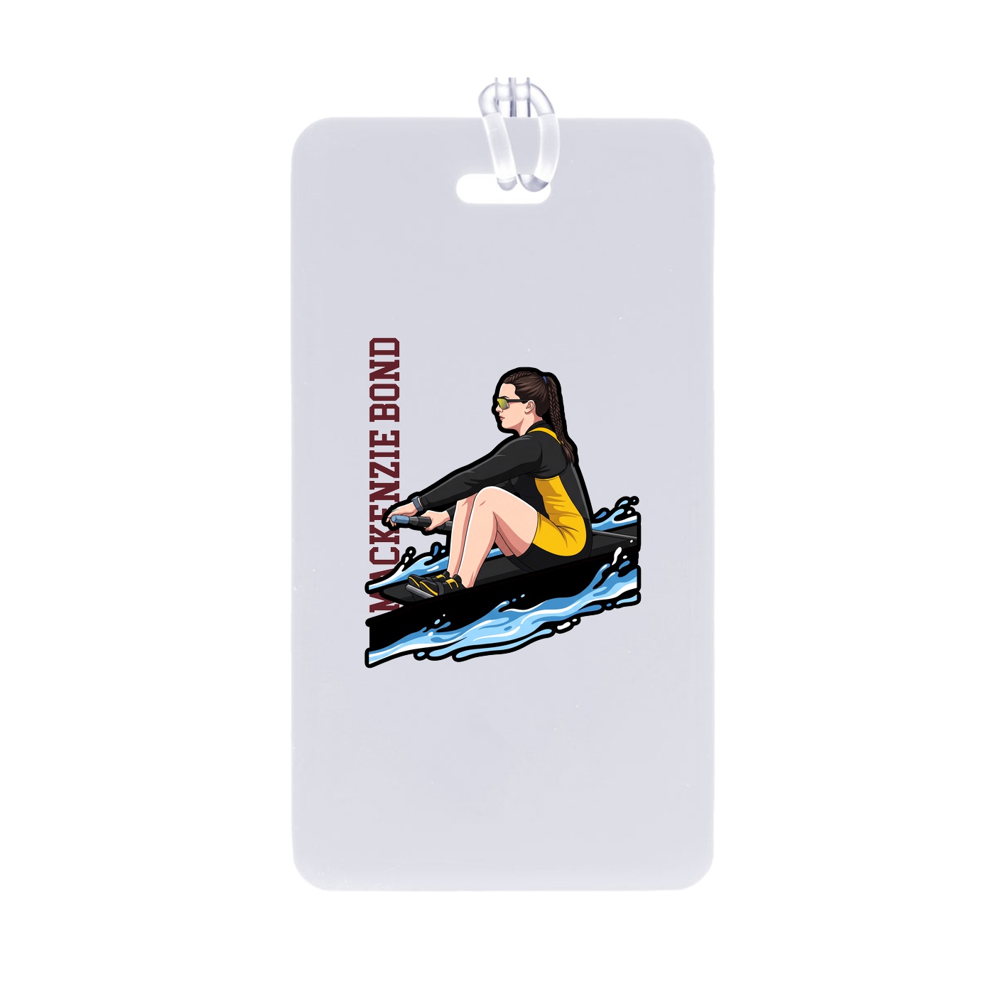 Bag Tag — Name Vertical in Classic