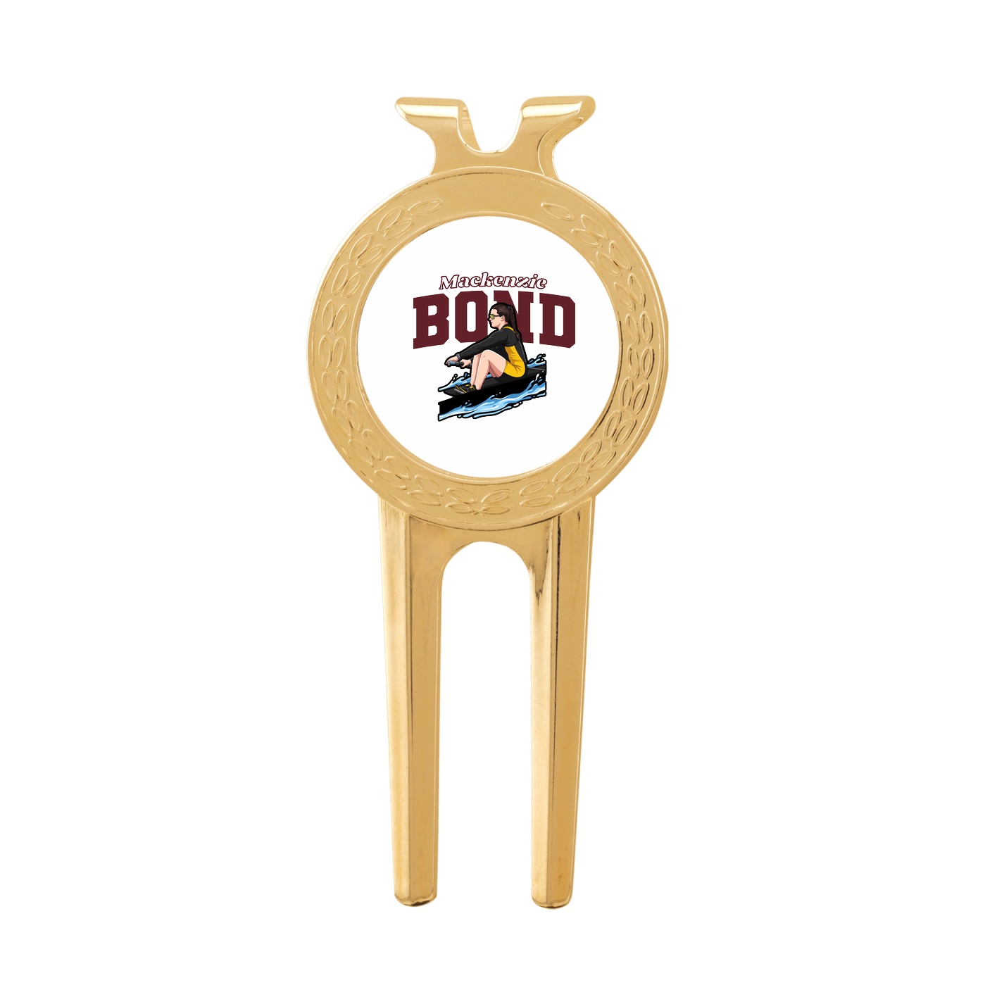 Divot Tool with Ball Marker — Name Arch in Classic
