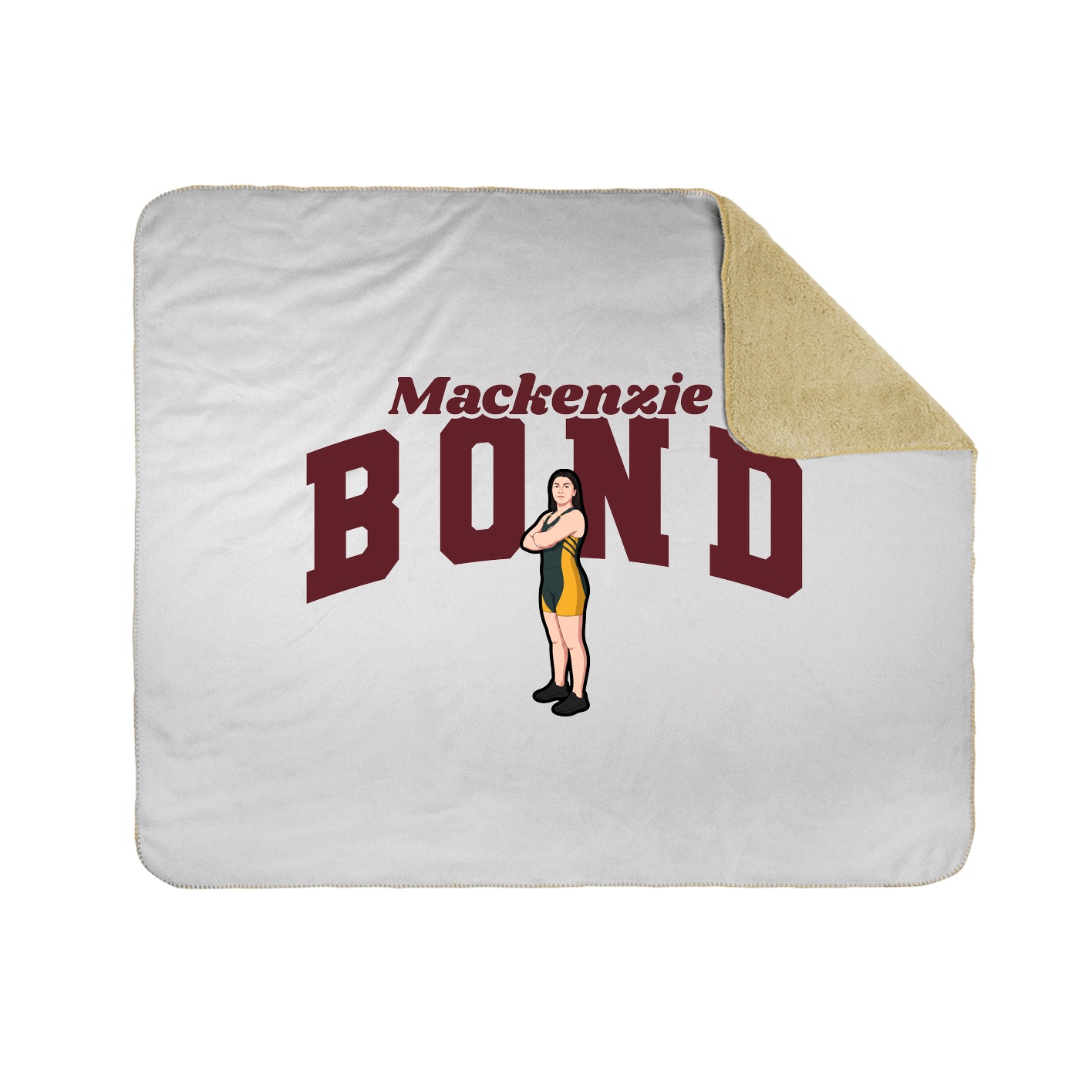 Throw Blanket — Signature Arch in White