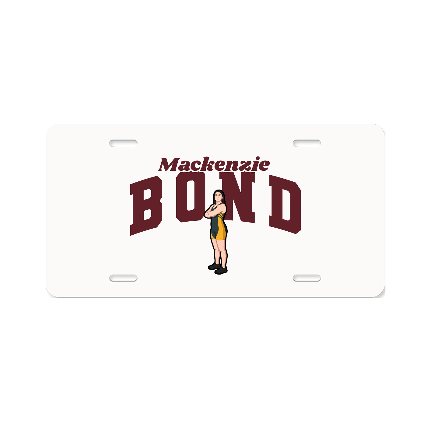 License Plate — Signature Arch in Classic