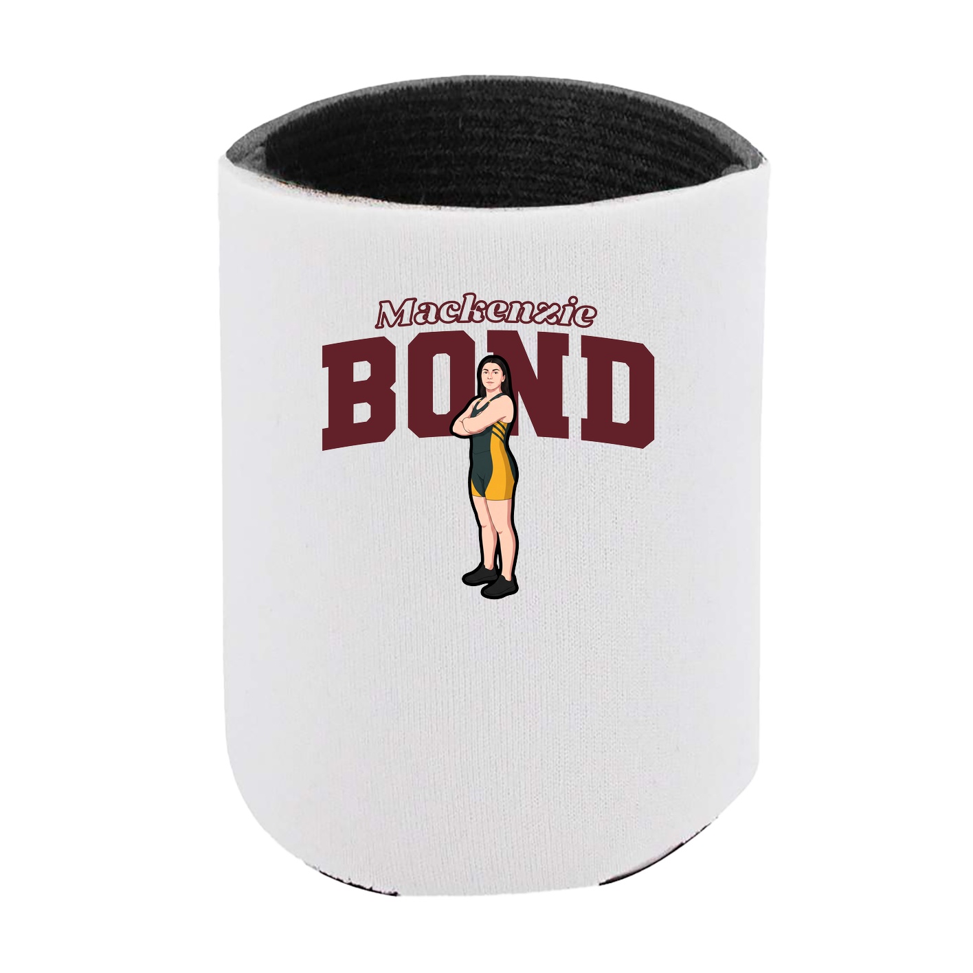 Can Holder — Name Arch in White