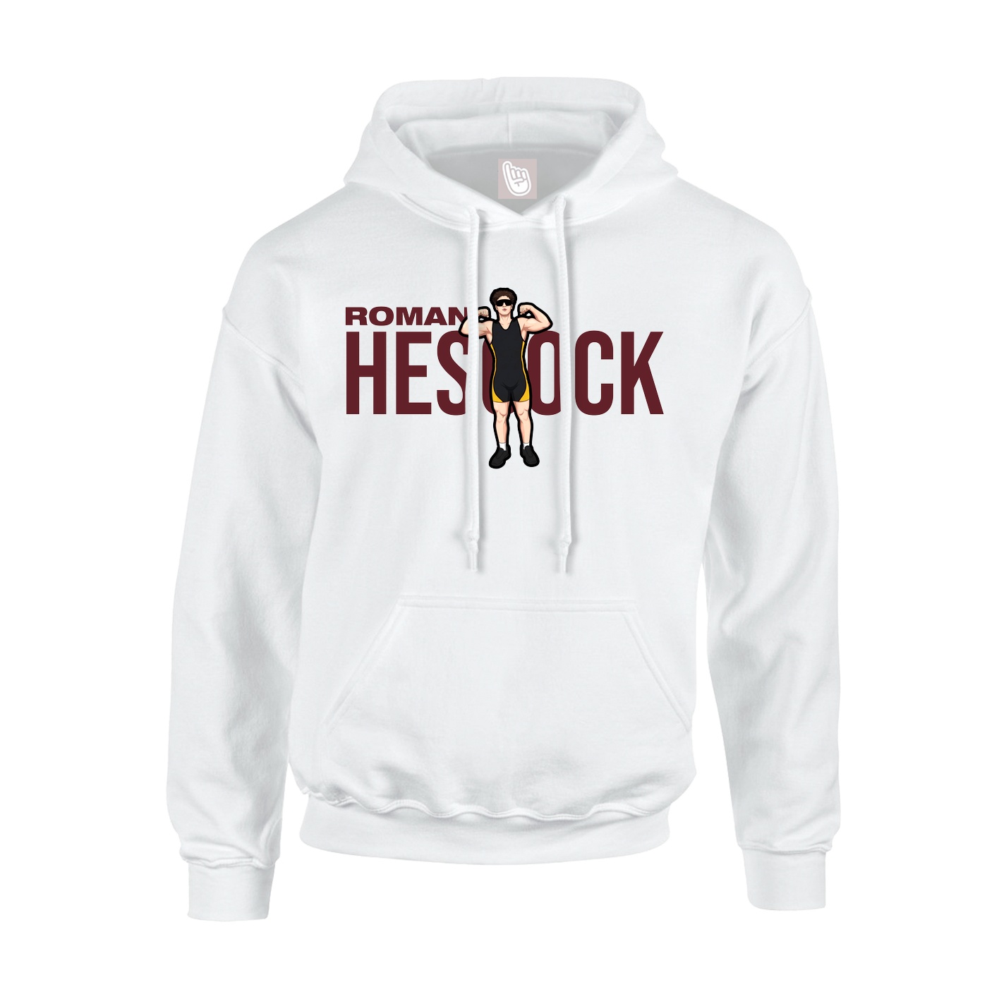 Youth Hoodie — Player Name in White