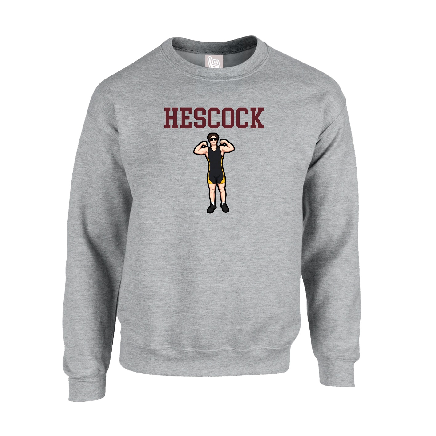 Fleece Crew — Shirsey in Grey