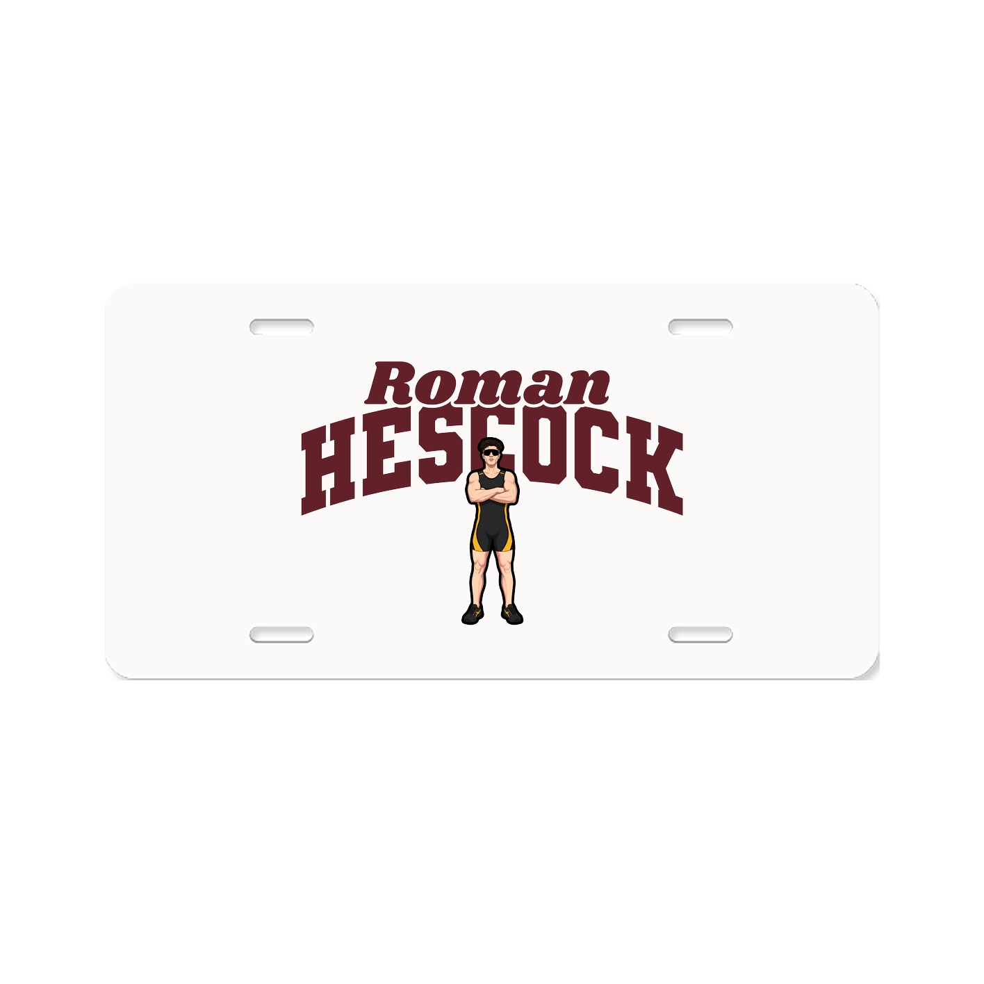 License Plate — Signature Arch in Classic
