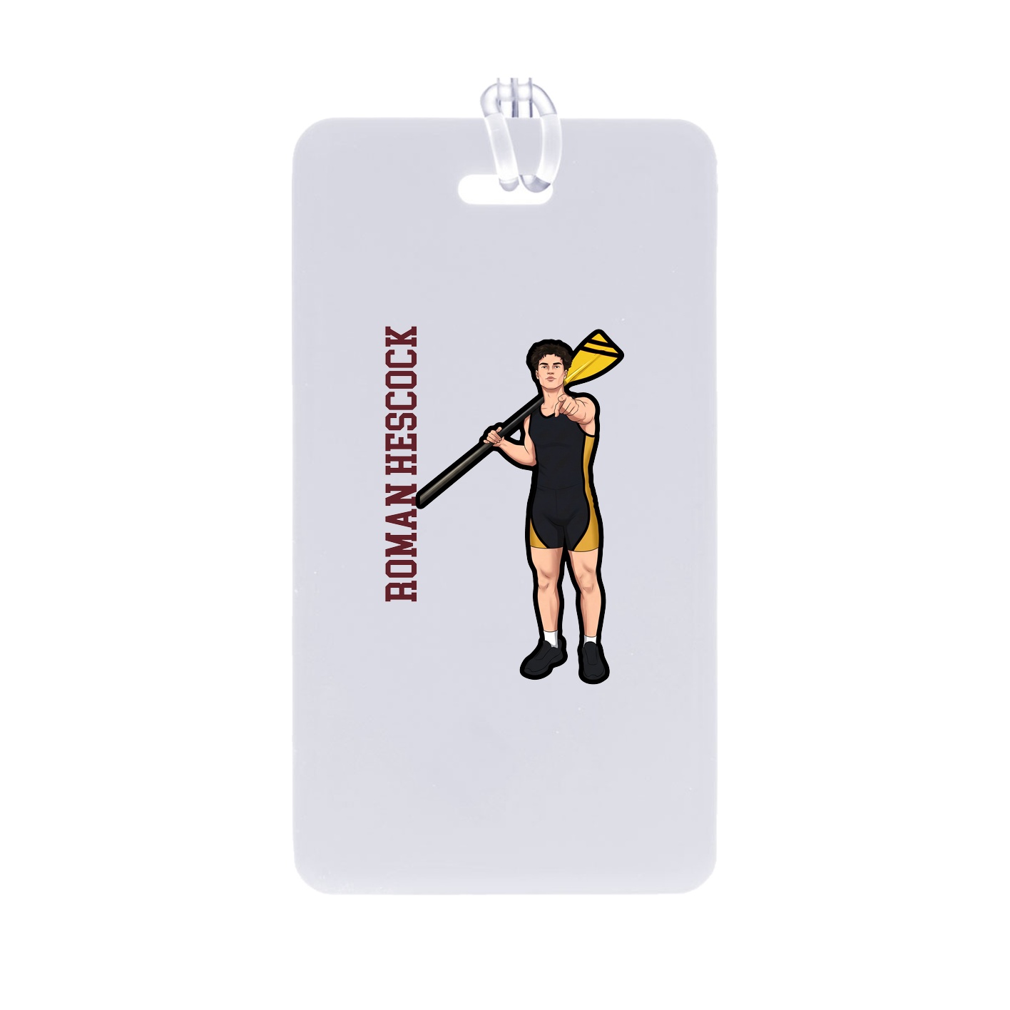 Bag Tag — Name Vertical in Classic