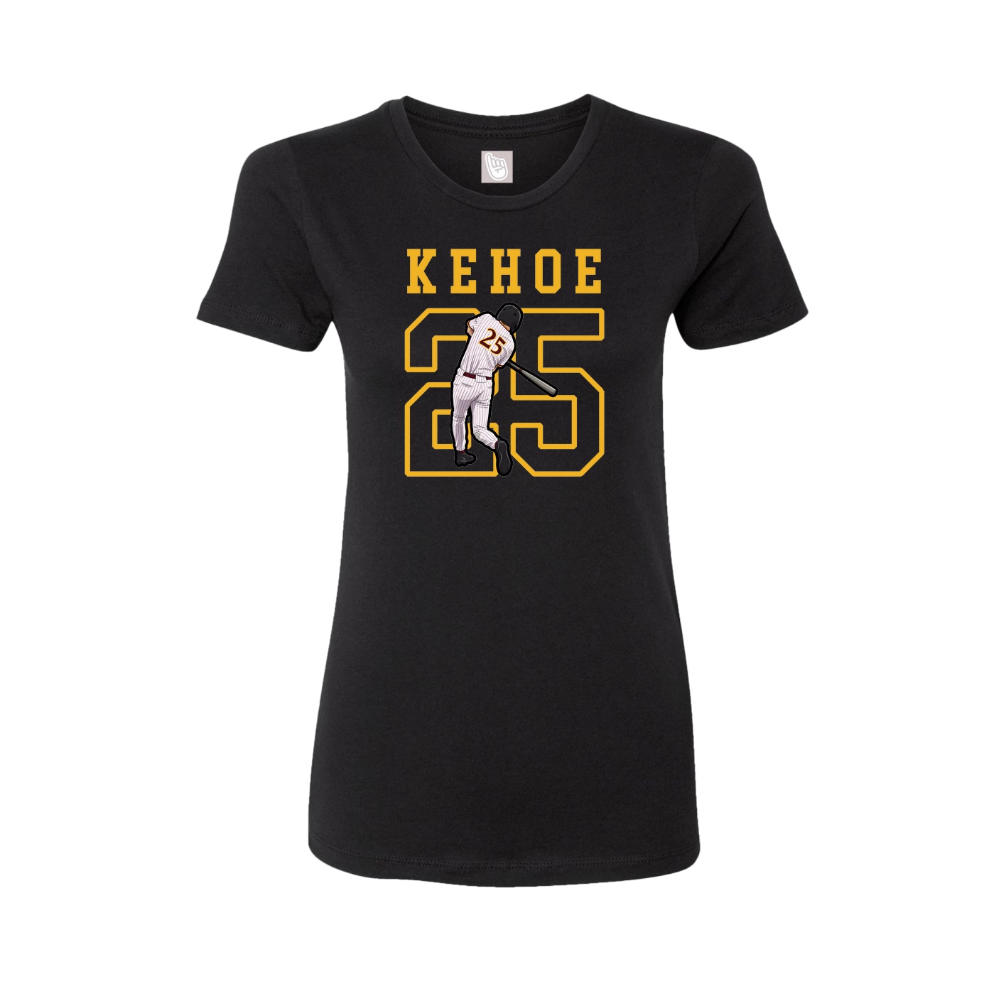 Fitted Women's Tee — Shirsey in Black