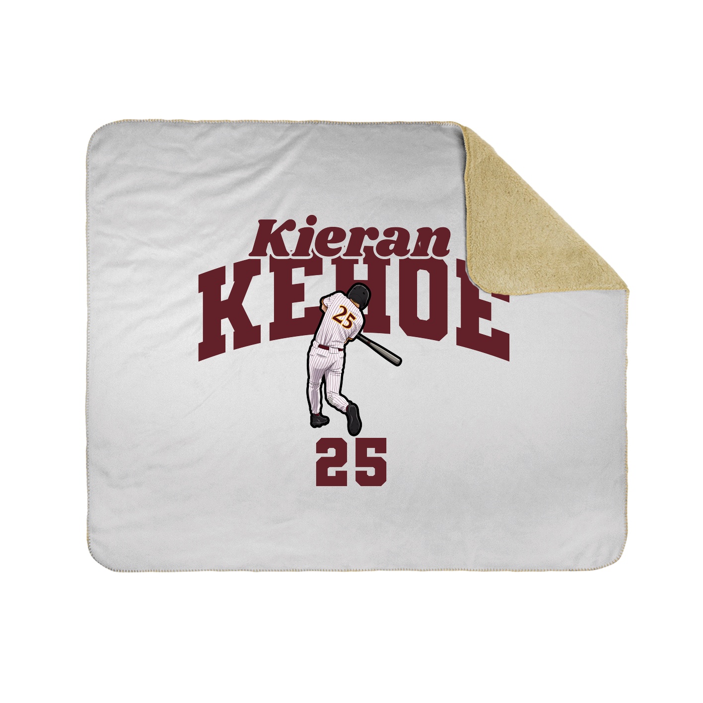 Throw Blanket — Signature Arch in White