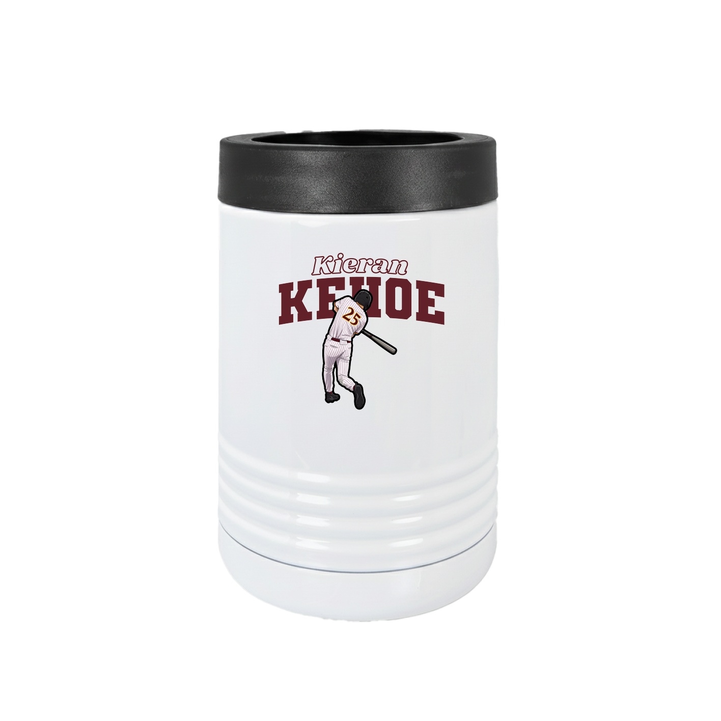 Beverage Holder — Name Arch in White