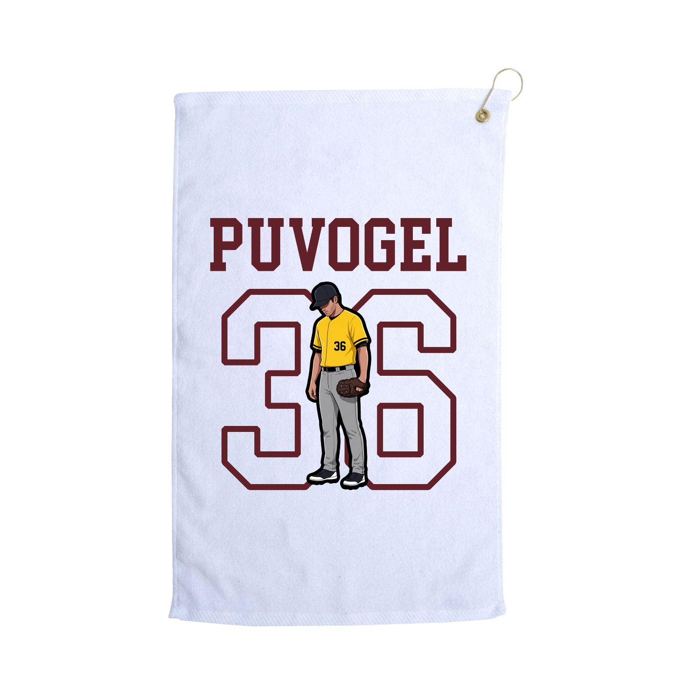 Golf Towel — Shirsey in White
