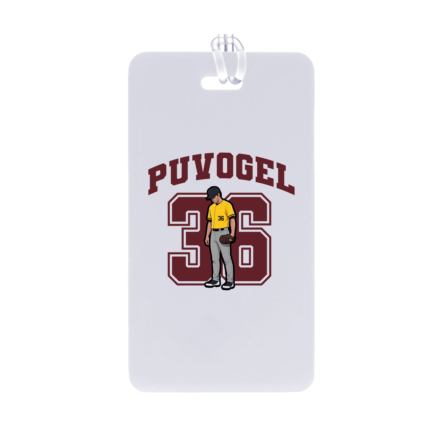 Bag Tag — Number in Classic
