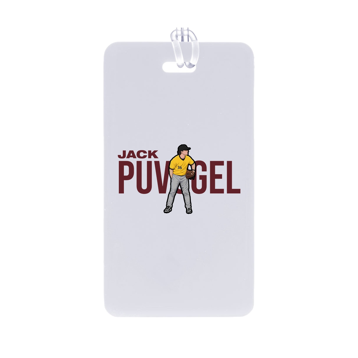Bag Tag — Player Name in Classic