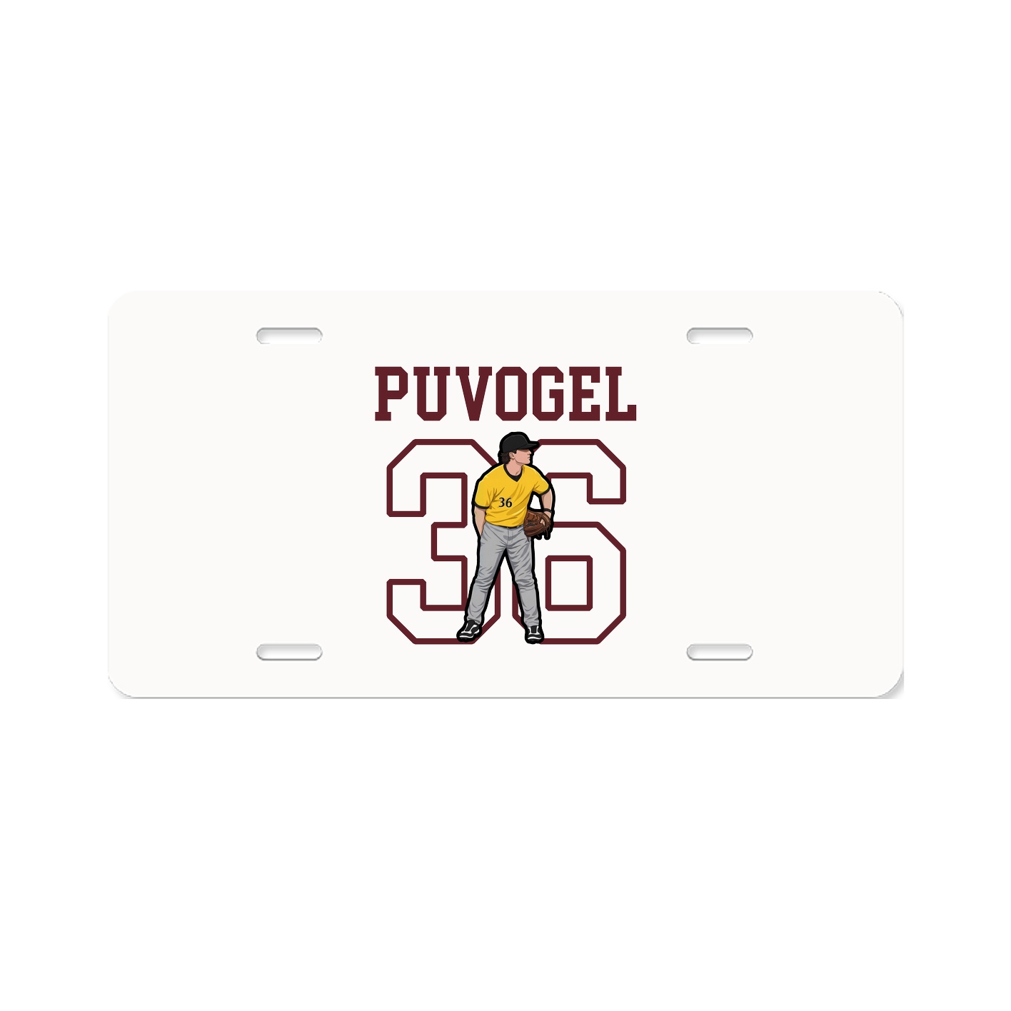 License Plate — Shirsey in Classic