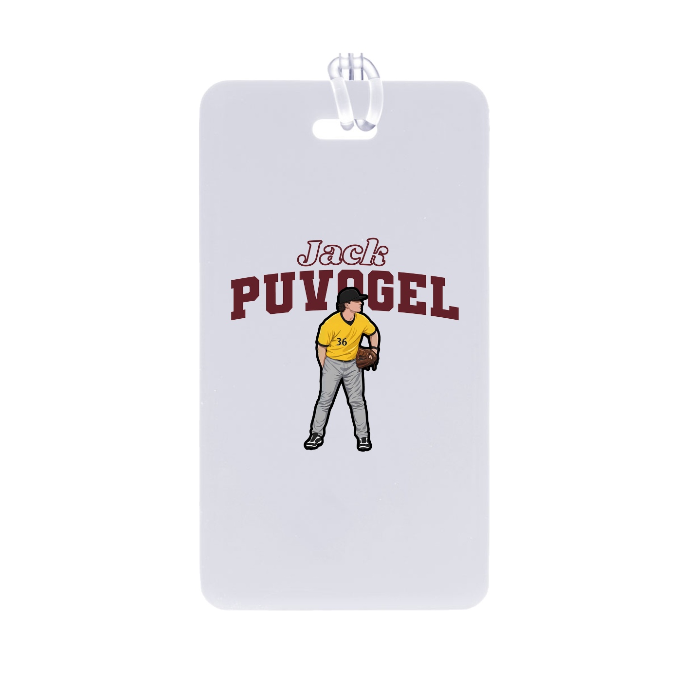 Bag Tag — Name Arch in Classic