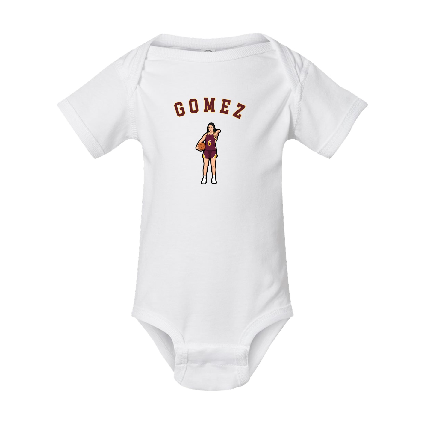 Baby Onesie — Shirsey Arch in White