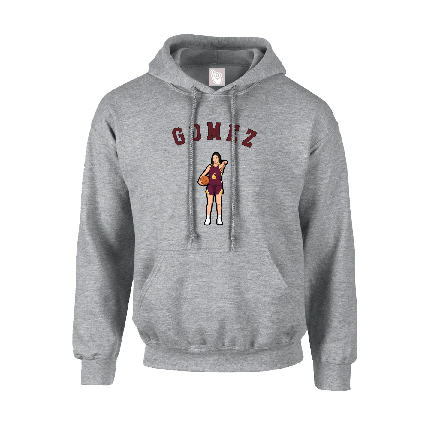 Youth Hoodie — Shirsey Arch in Grey