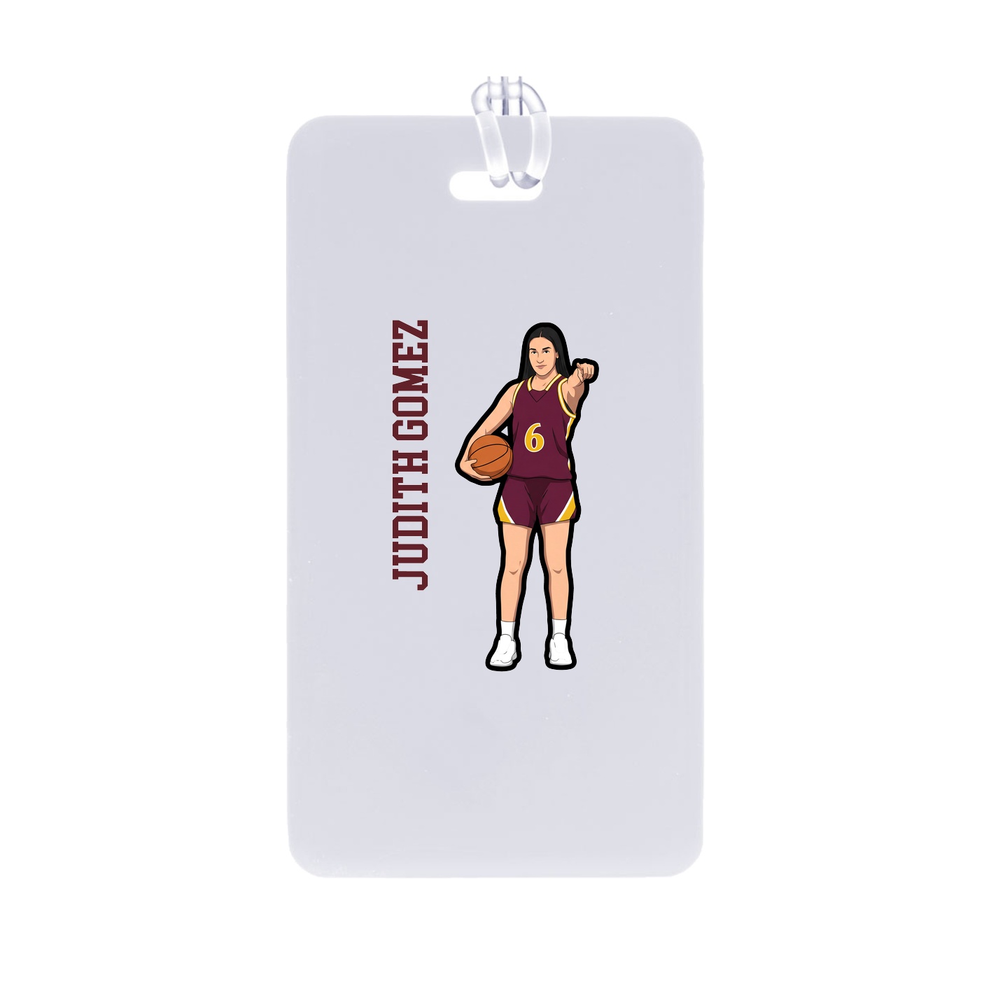 Bag Tag — Name Vertical in Classic