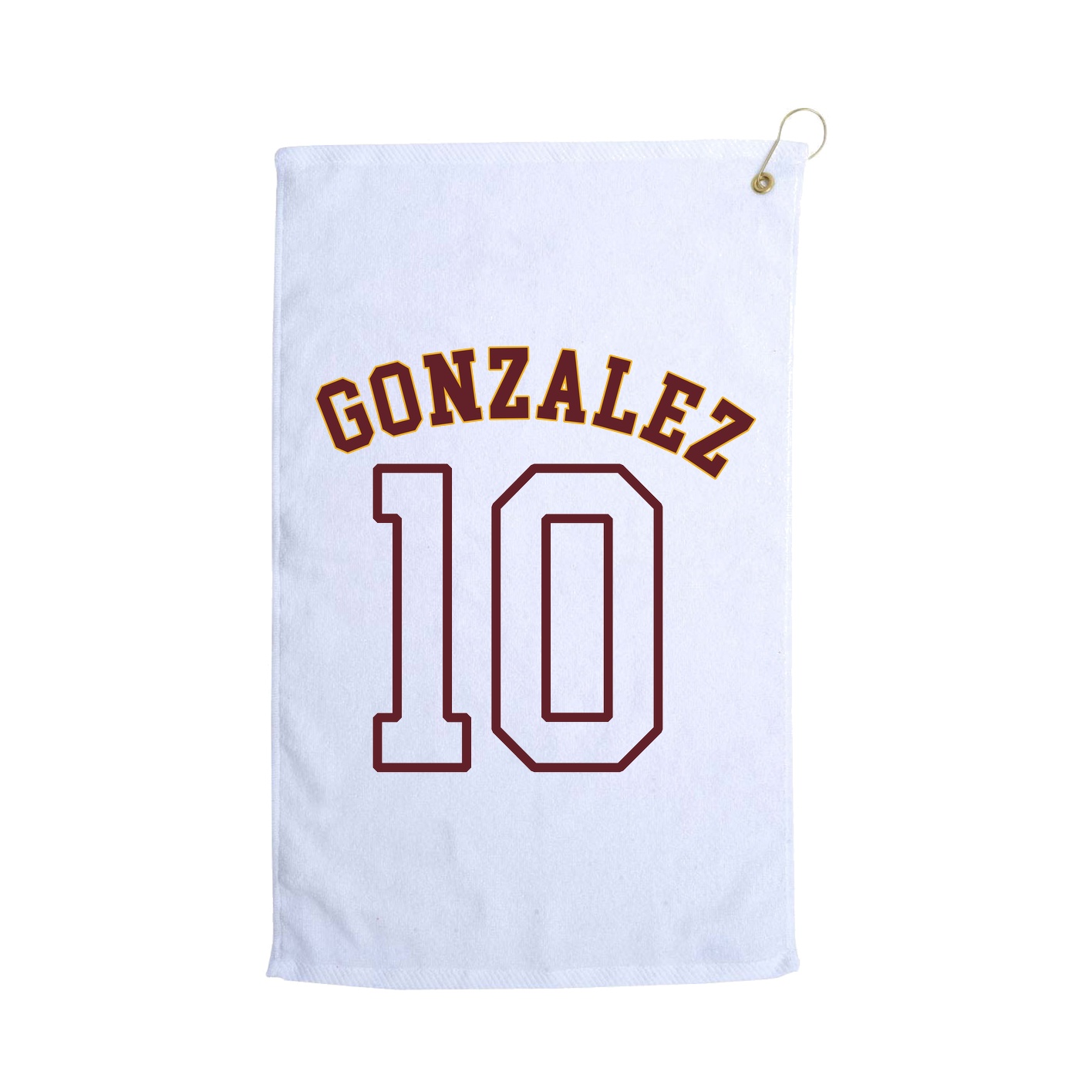 Golf Towel — Shirsey Arch in White