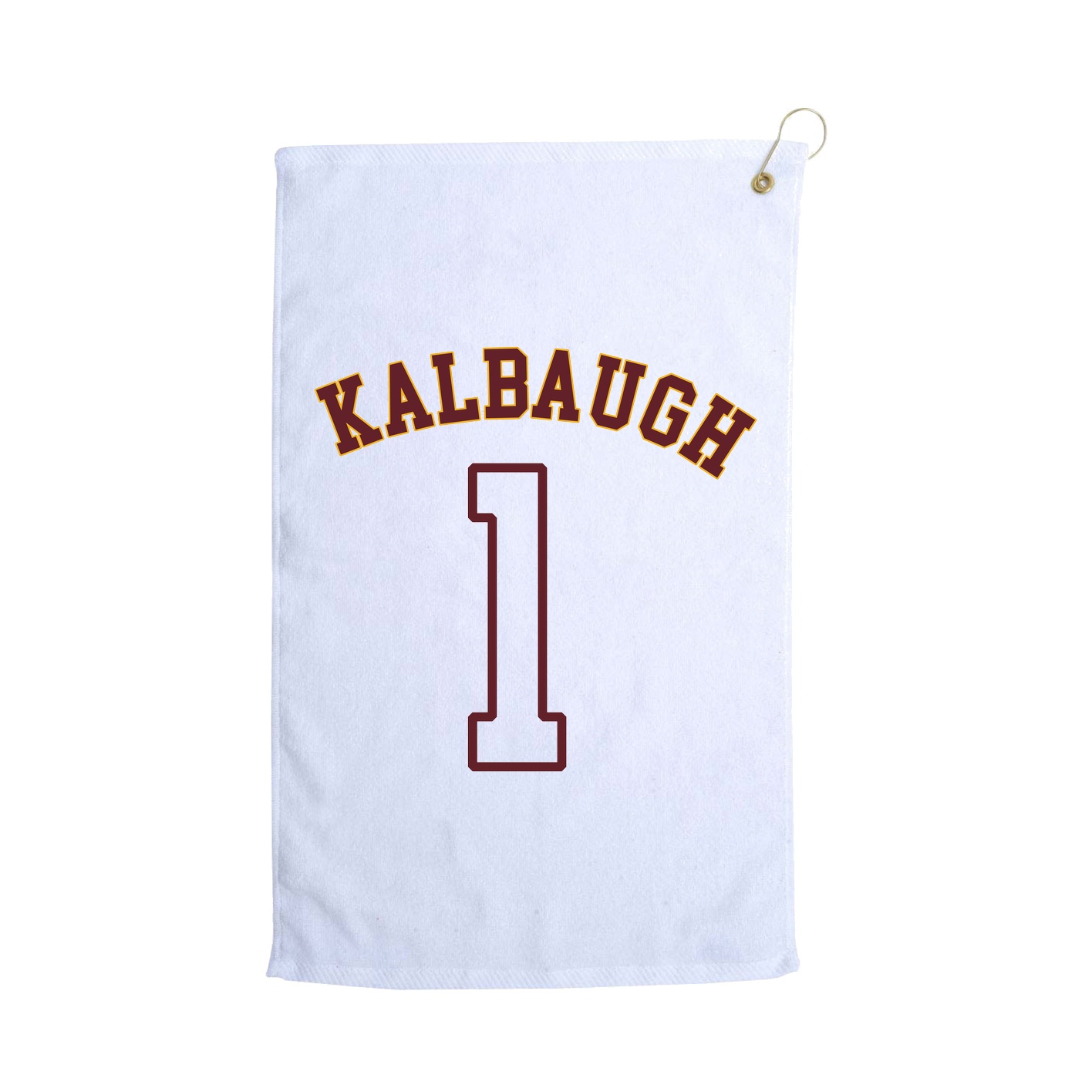 Golf Towel — Shirsey Arch in White