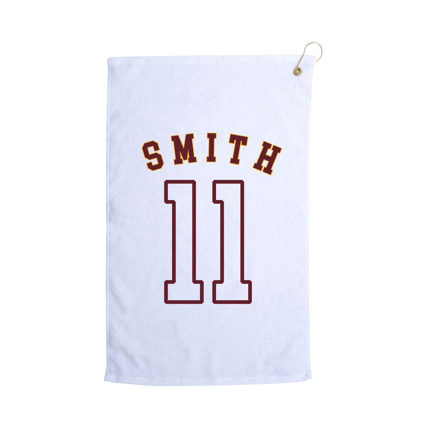 Golf Towel — Shirsey Arch in White