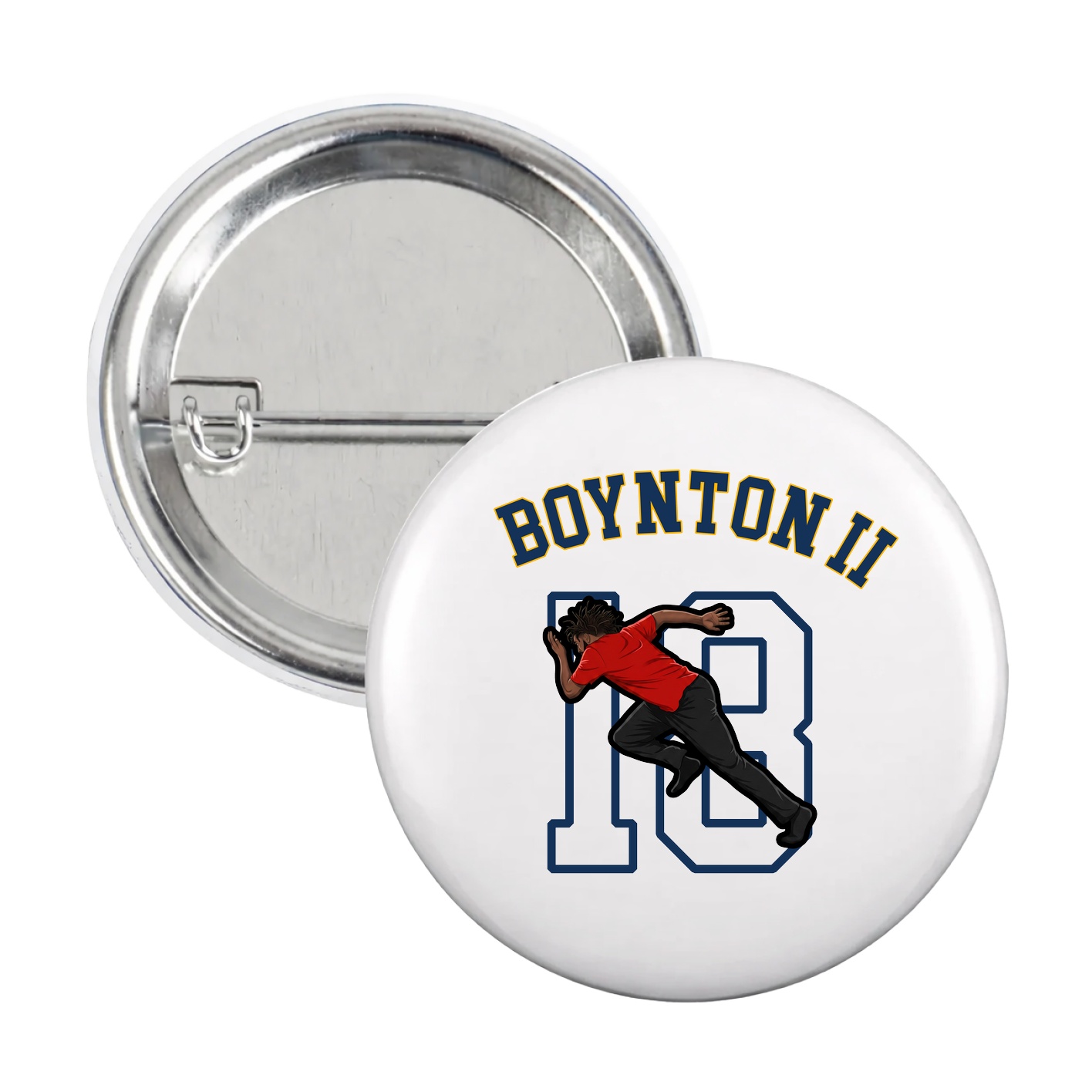 Game Day Button — Shirsey Arch in White