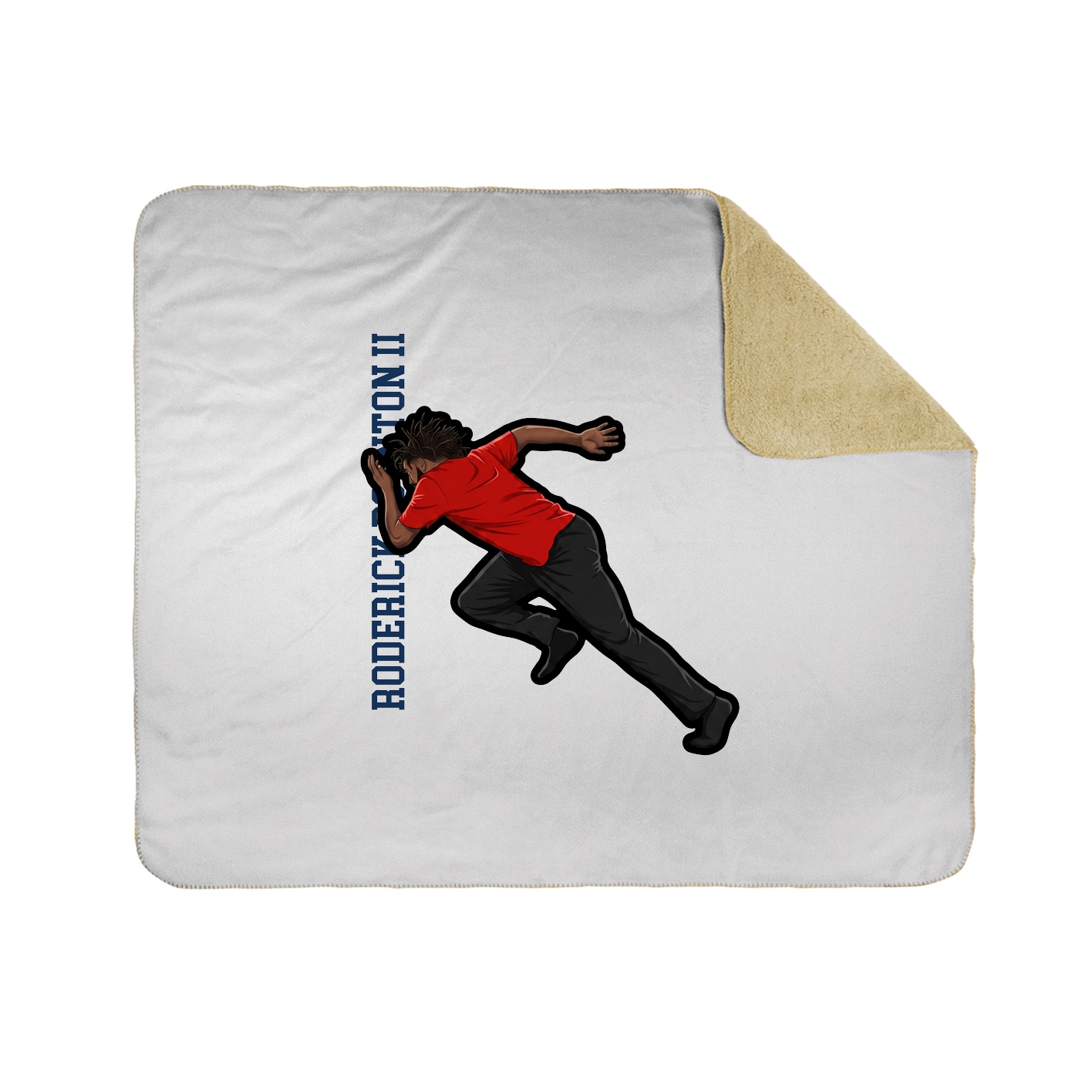 50x60 Sherpa Lined Throw Blanket