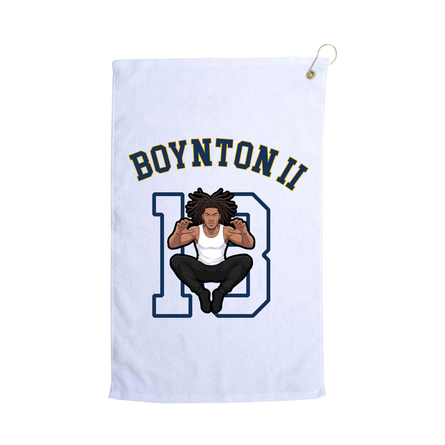 Golf Towel — Shirsey Arch in White