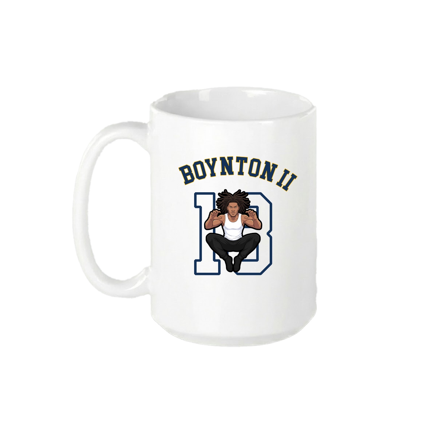 15oz Coffee Mug — Shirsey Arch in White