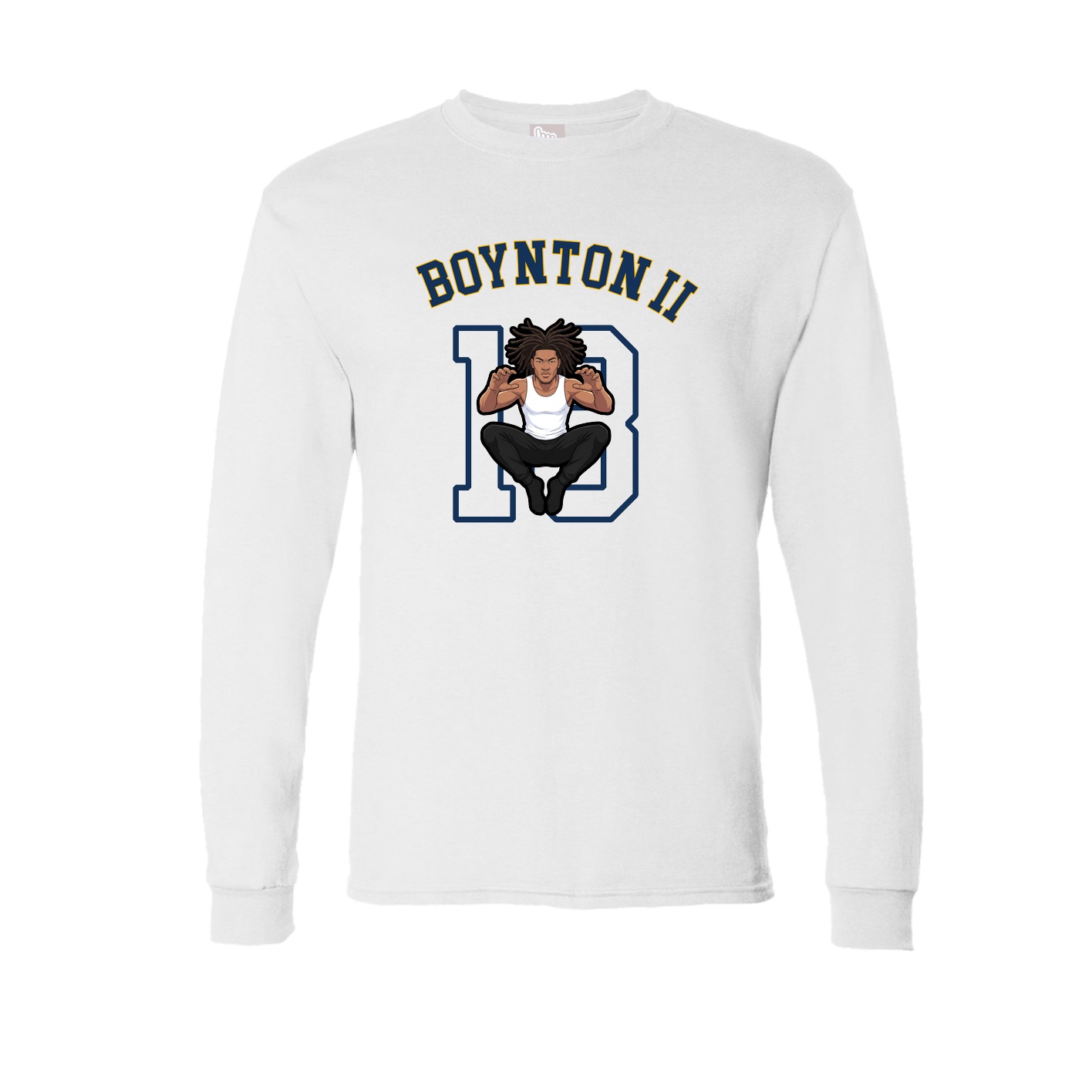 Long Sleeve Tee — Shirsey Arch in White
