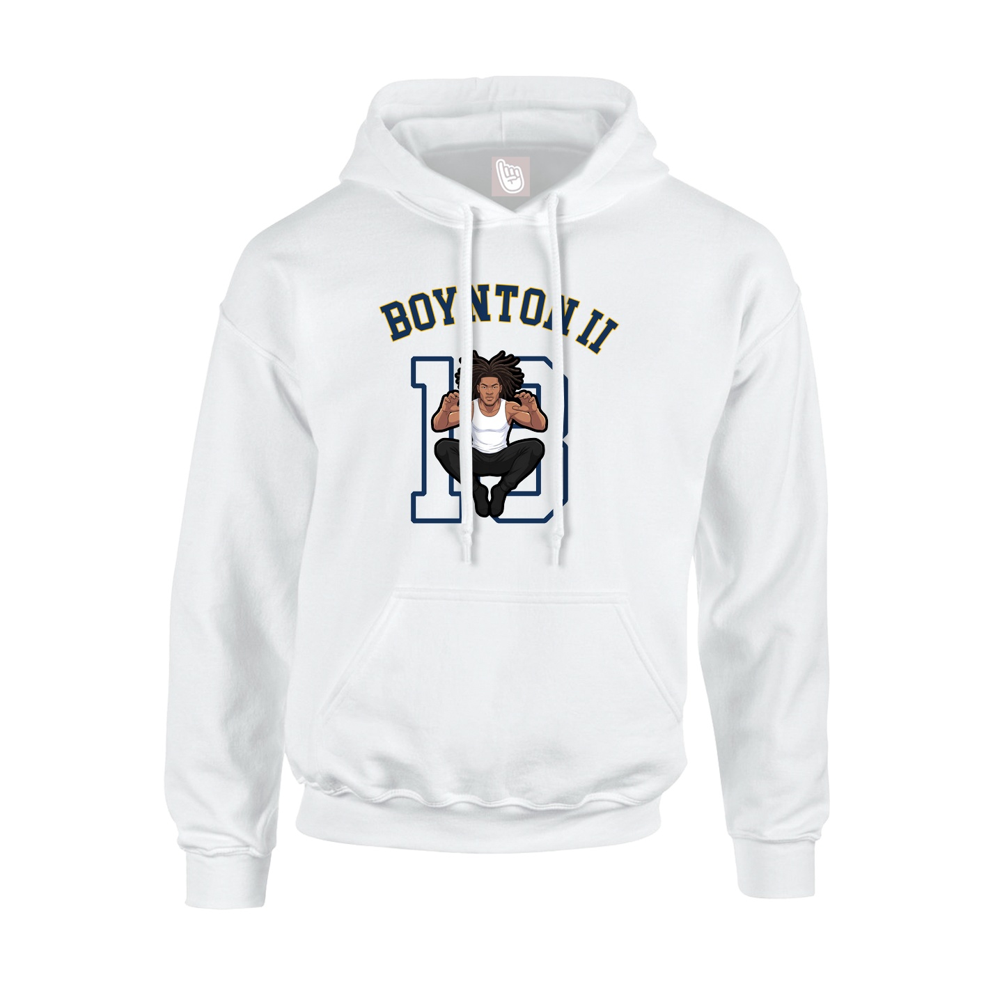 Hoodie — Shirsey Arch in White
