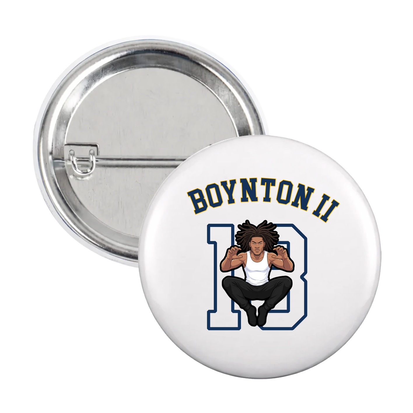 Game Day Button — Shirsey Arch in White