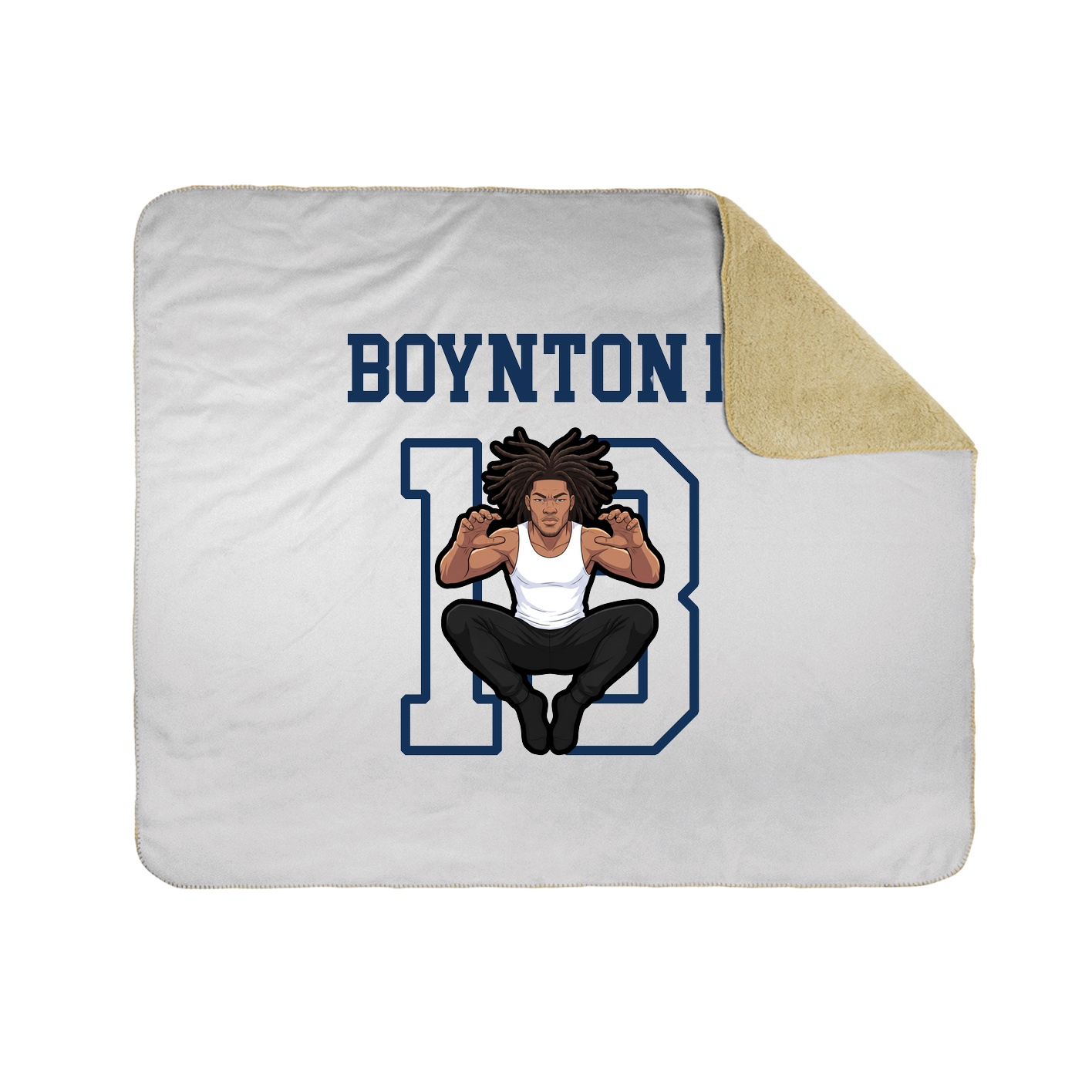 Throw Blanket — Shirsey in White