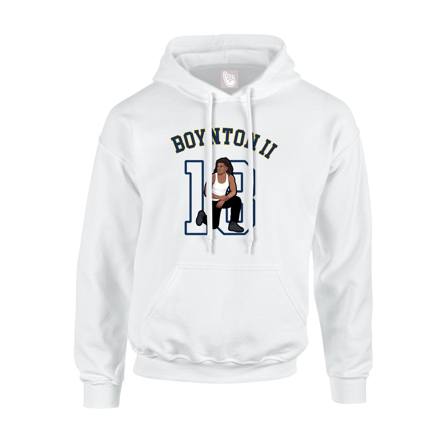 Youth Hoodie — Shirsey Arch in White